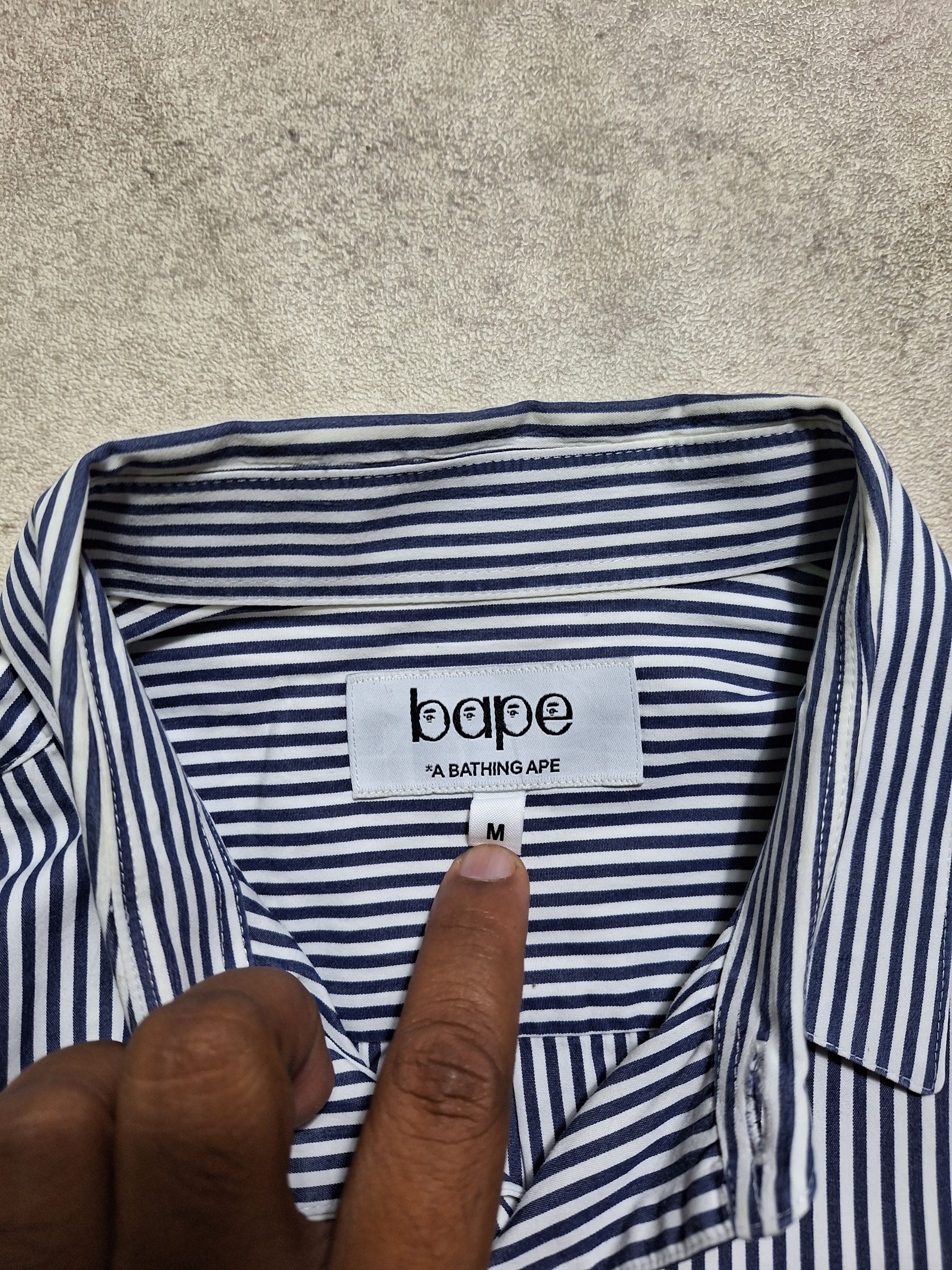 Bape B Stripe Shirt Size US M / EU 48-50 / 2 - 4 Thumbnail