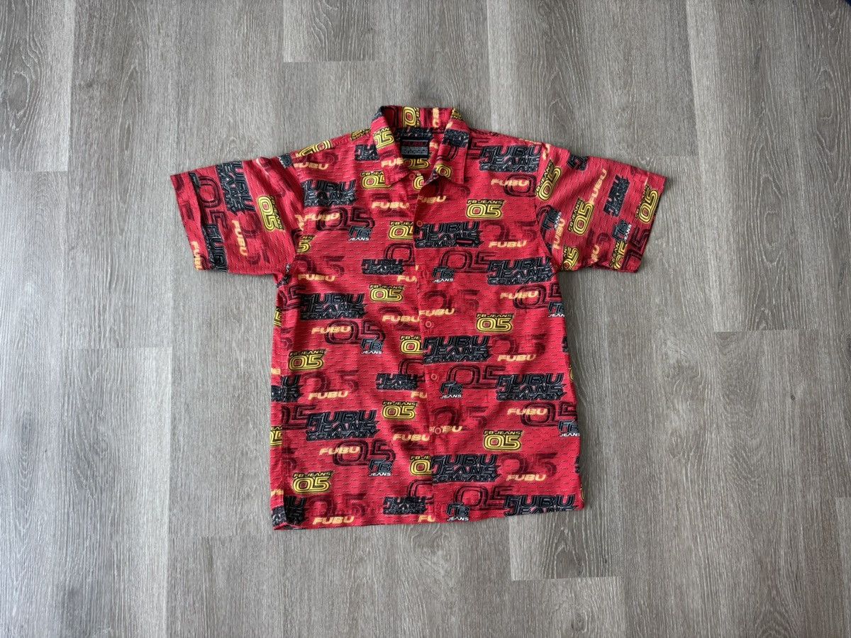 Fubu Fubu All-Over Print Button Down(Short sleeve) Size US S / EU 44-46 / 1 - 1 Thumbnail
