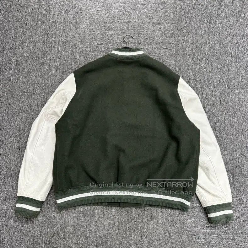 Givenchy Givenchy Size58 Wool and Leather Baseball Jacket Size US M / EU 48-50 / 2 - 2 Thumbnail