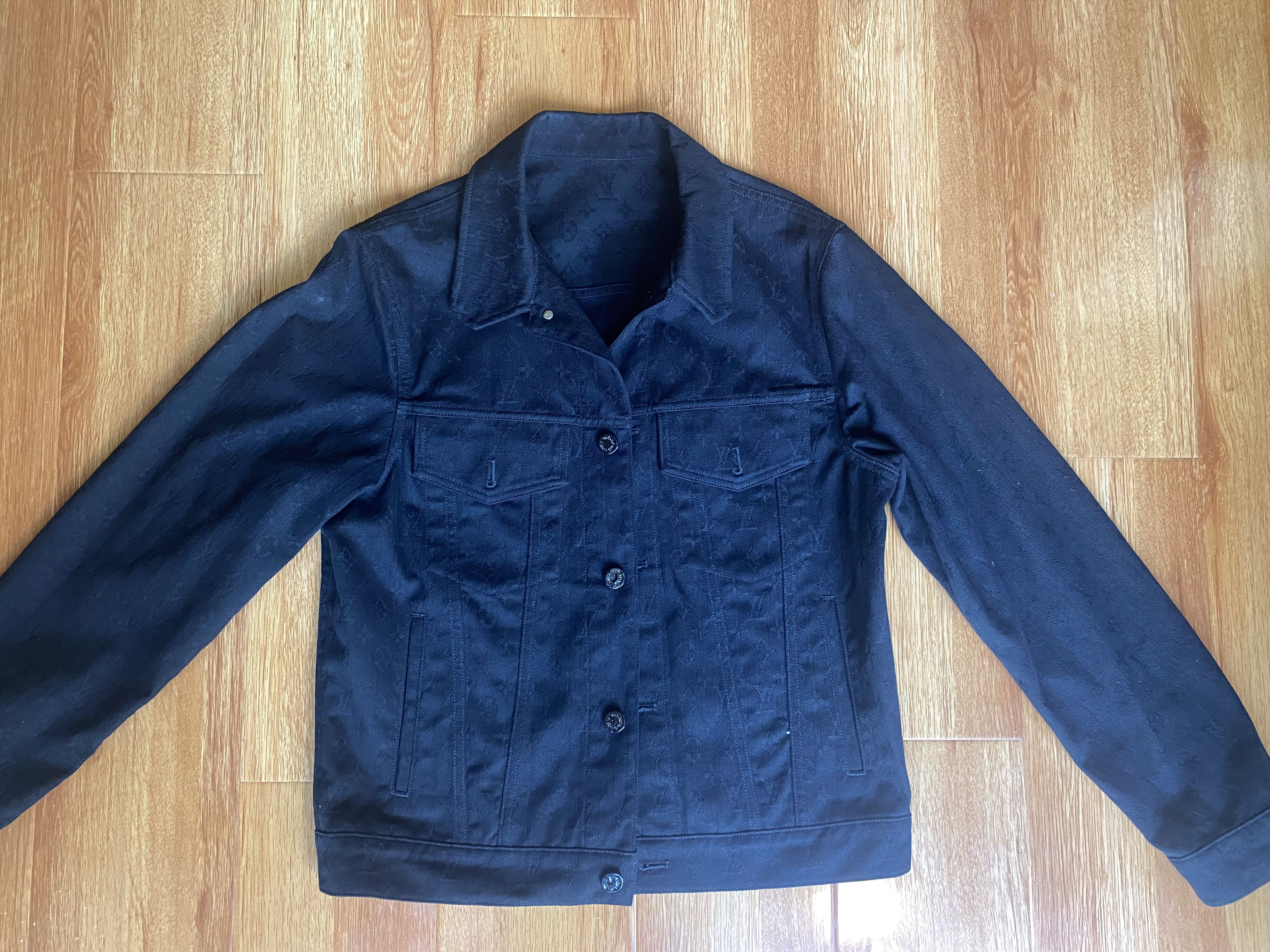 Louis Vuitton Louis Vuitton Monogram Black Denim Jacket Size US S / EU 44-46 / 1 - 1 Thumbnail