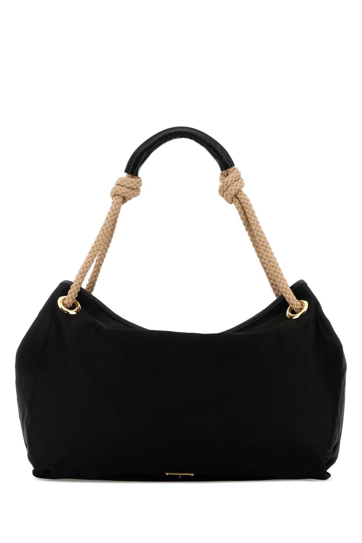 Prada Black Fabric Shopping Bag Size ONE SIZE - 1 Thumbnail