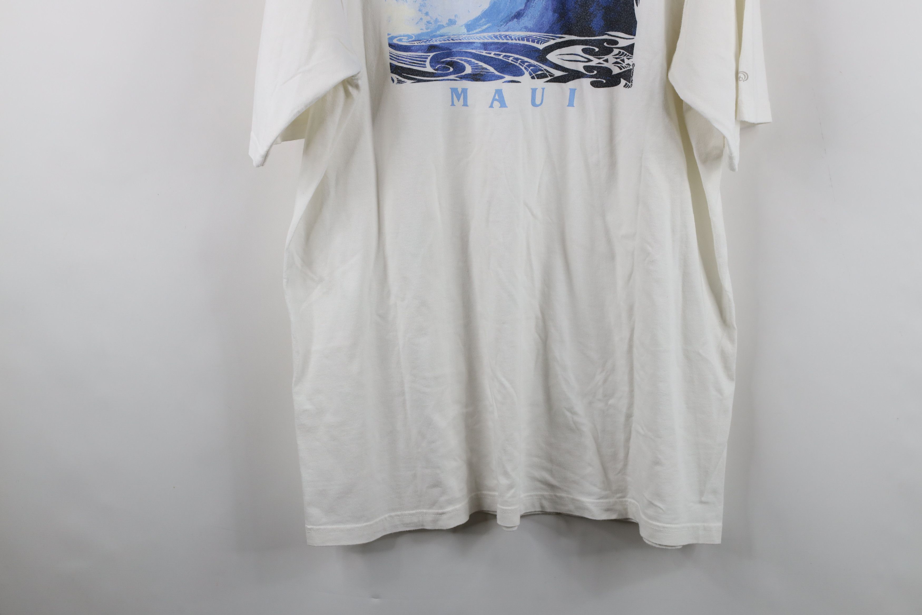 Vintage Vintage Y2K Streetwear Maui Hawaii Surf Wave T-Shirt White Size US XL / EU 56 / 4 - 16 Thumbnail