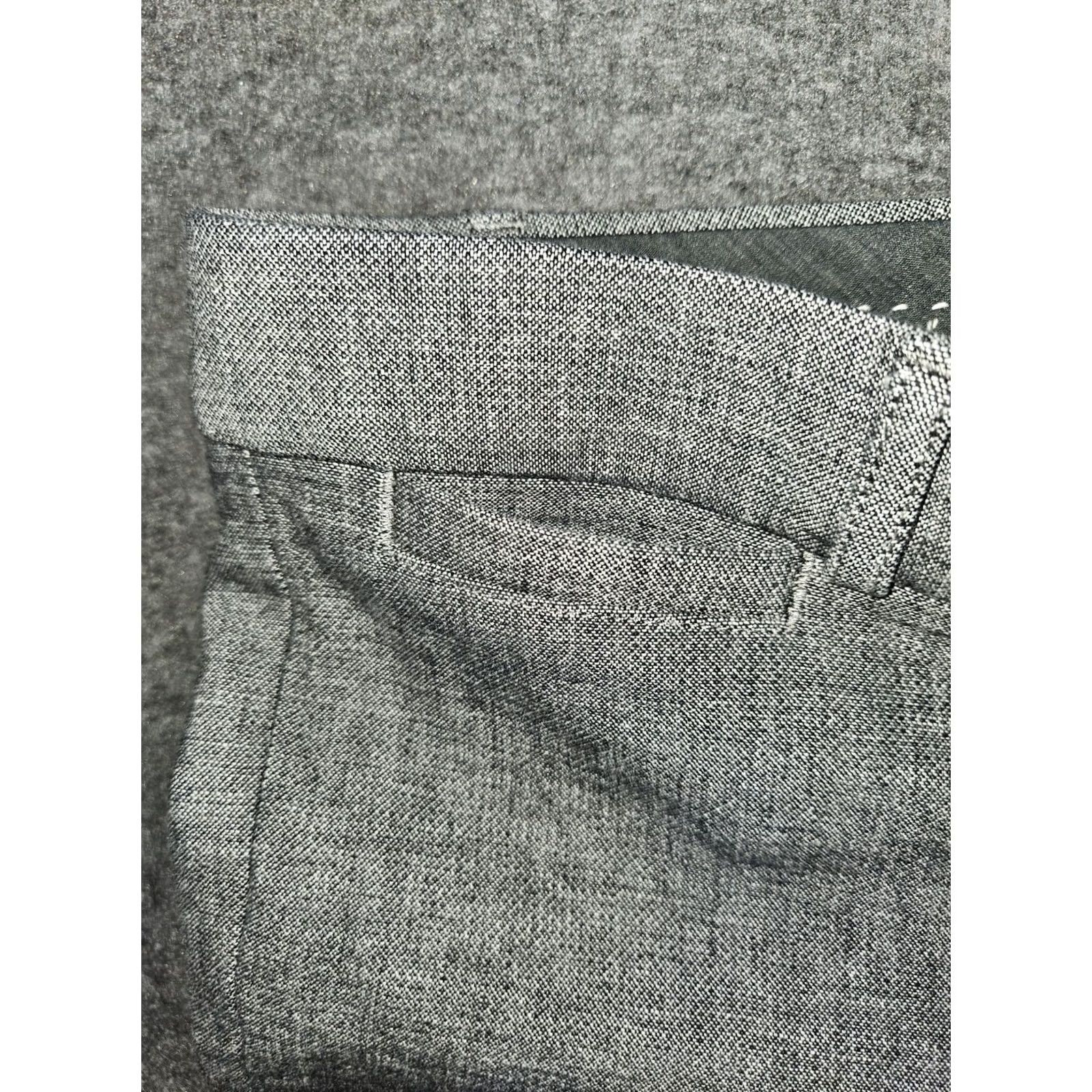 Banana Republic Banana Republic Sloan Pants Women's 6 Ankle Gray Mid Rise Slim Fit Skinny Flared Slit City Preppy Size 28" / US 6 / IT 42 - 7 Thumbnail