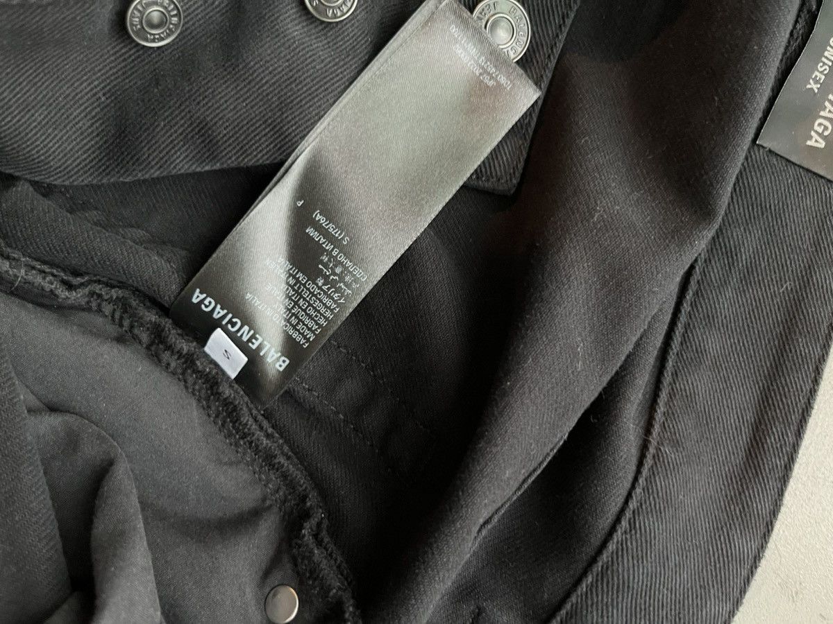 Balenciaga Balenciaga Baggy Pants in black soft moleskine denim S Size US 30 / EU 46 - 11 Thumbnail