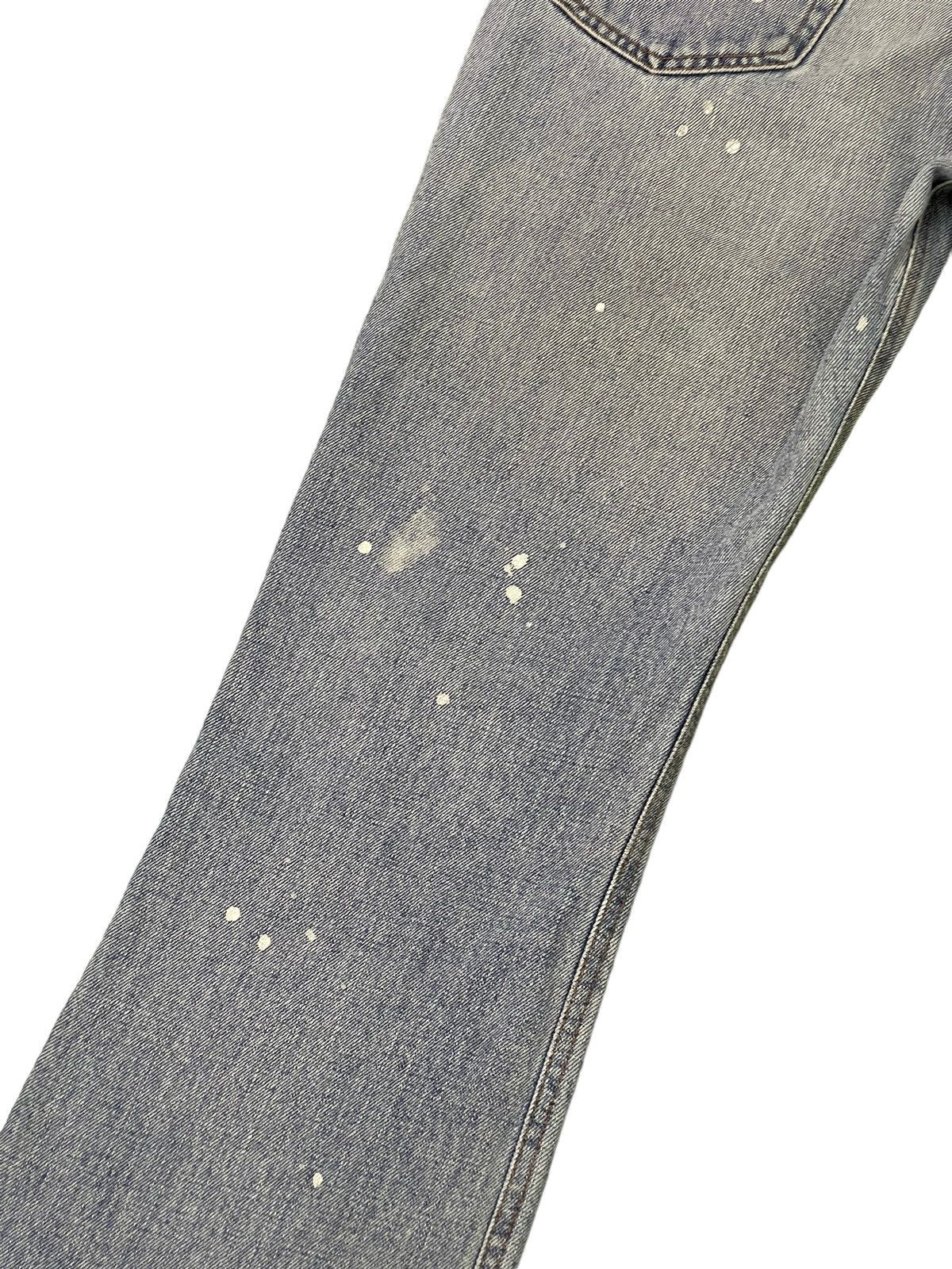 Japanese Brand Flare Jeans Vtg Bobson Distress Painted Boot Cut 6🟦5 Size US 31 - 16 Thumbnail