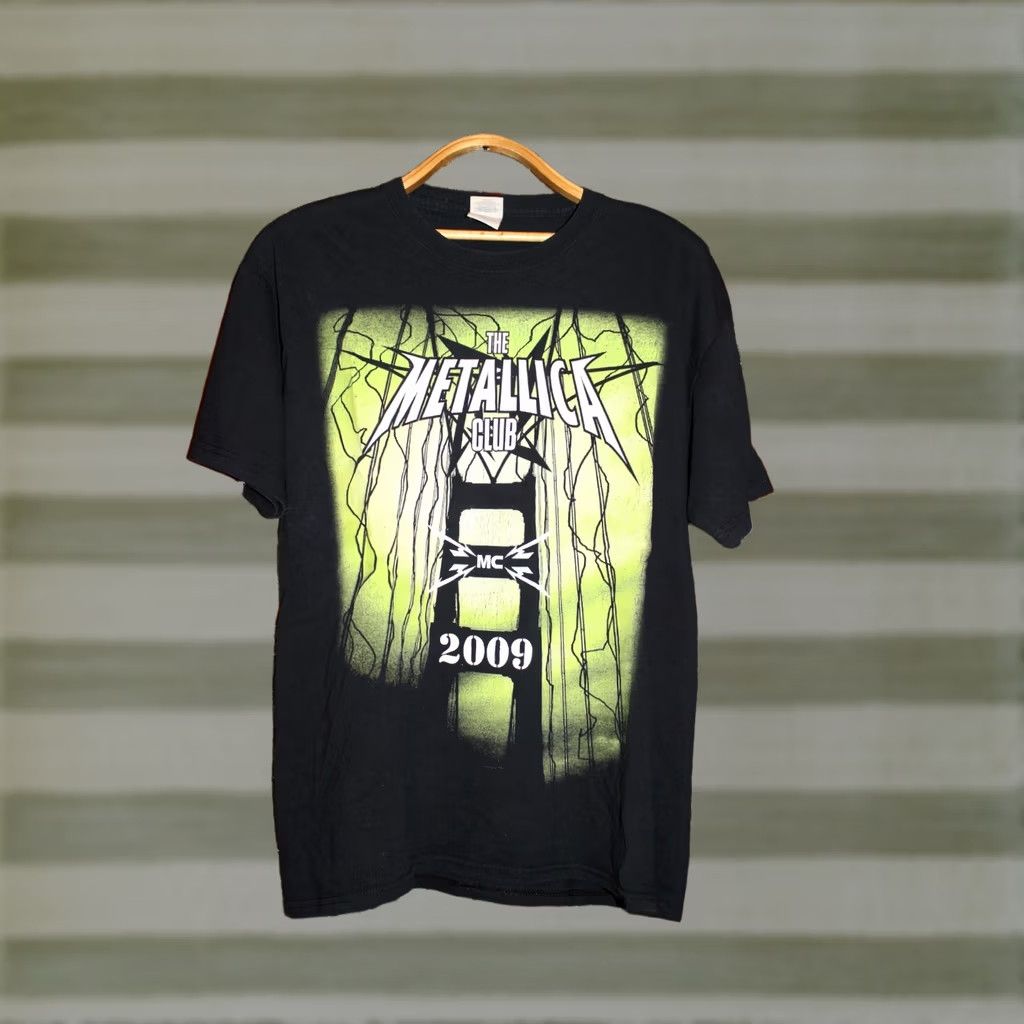 Vintage Vintage The Metallica Club MC 2009 T-shirt L Men Black Regular Size L Shirt Mens Mens Size US L / EU 52-54 / 3 - 1 Thumbnail