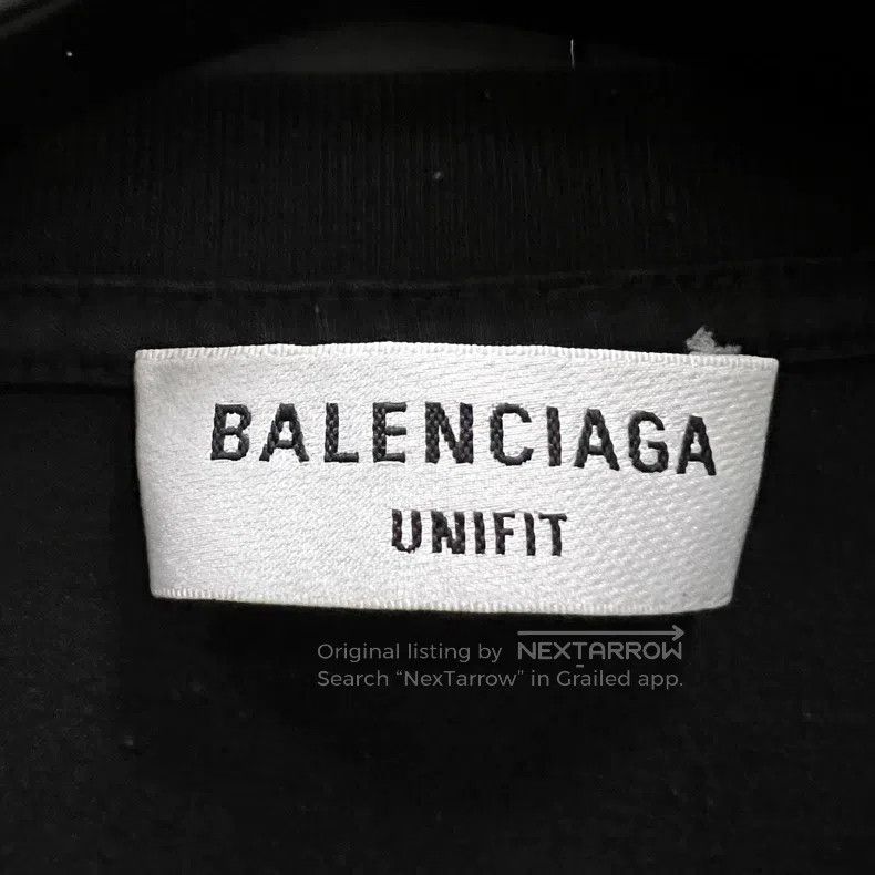 Balenciaga Balenciaga Black Collar Logo Short Sleeve Size US XS / EU 42 / 0 - 4 Thumbnail