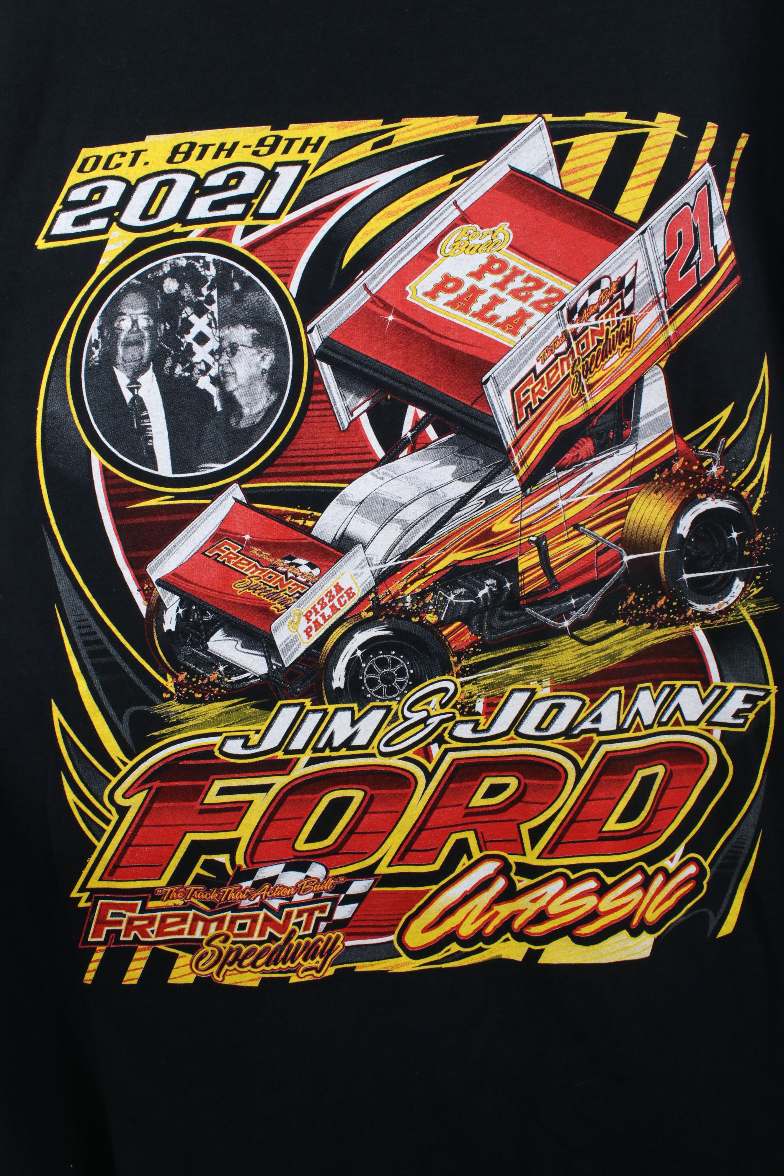 Vintage Y2K Speedway Jim Joanne Ford Classic Tribal Racing T-Shirt Size US XXL / EU 58 / 5 - 11 Thumbnail