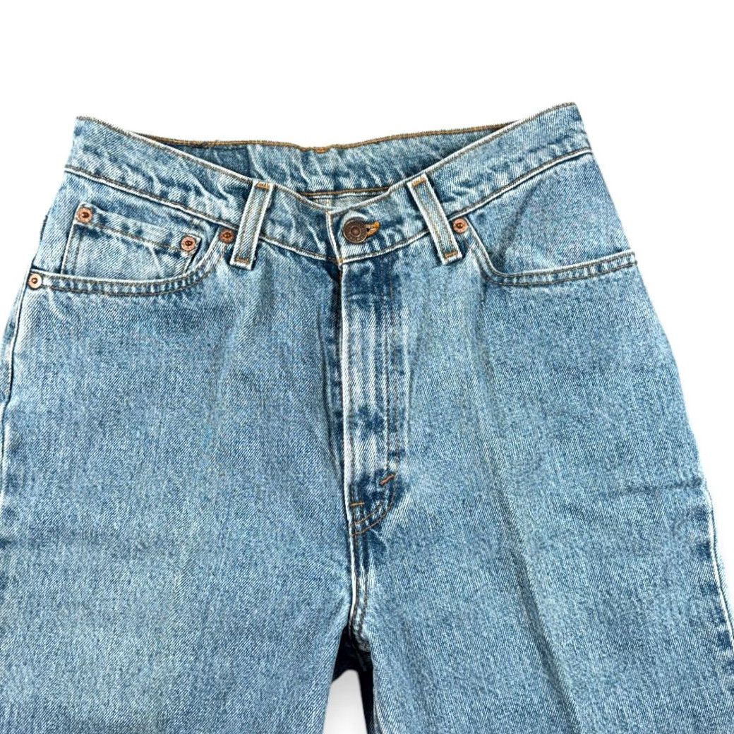 Levi's VINTAGE Levi's Jeans Womens 28x31 11 MED Blue 512 Light Slim Tapered USA 90s Mens/Womens Size 28" / US 6 / IT 42 - 3 Thumbnail