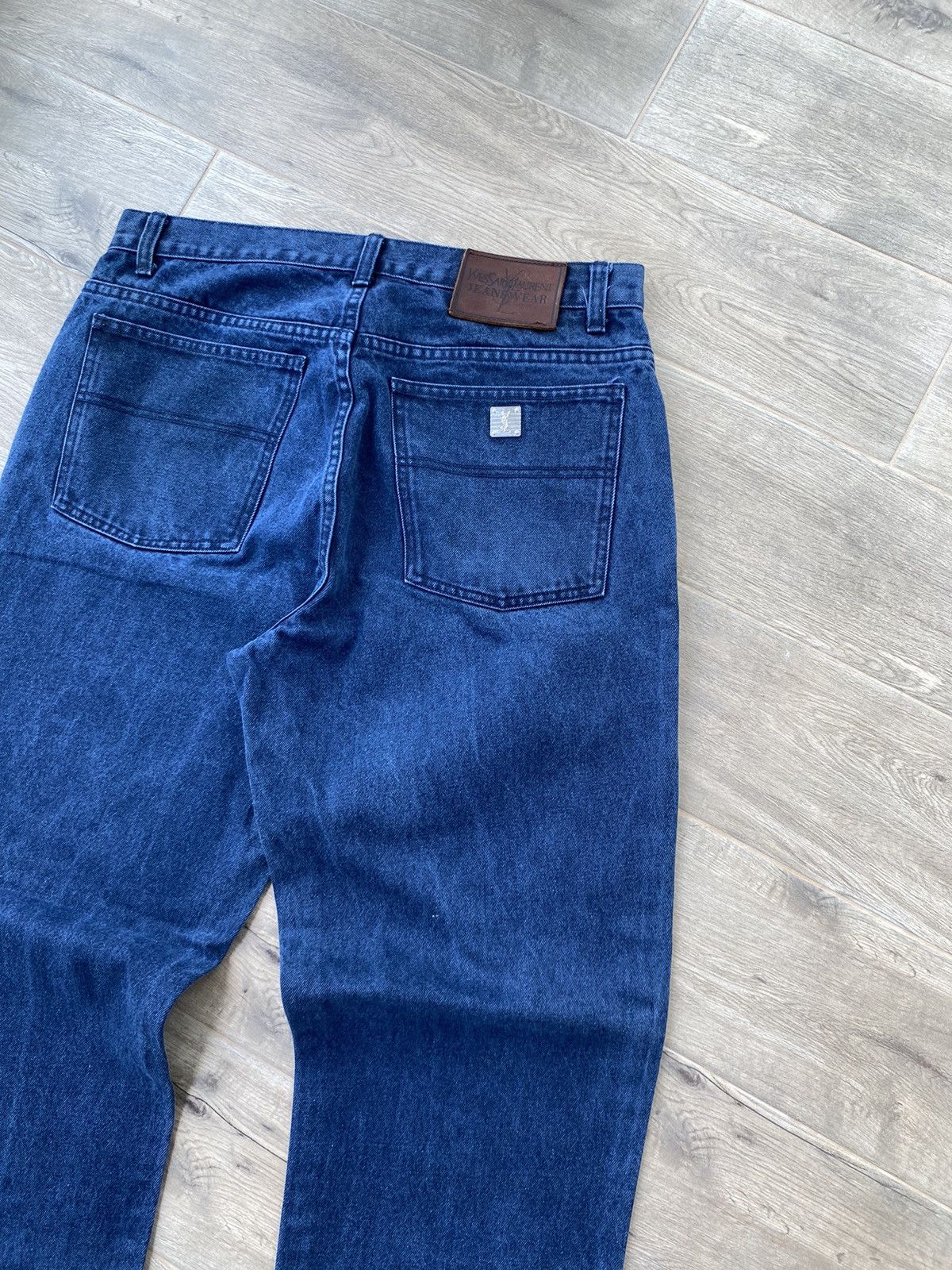 Yves Saint Laurent Metal Logo Jeans