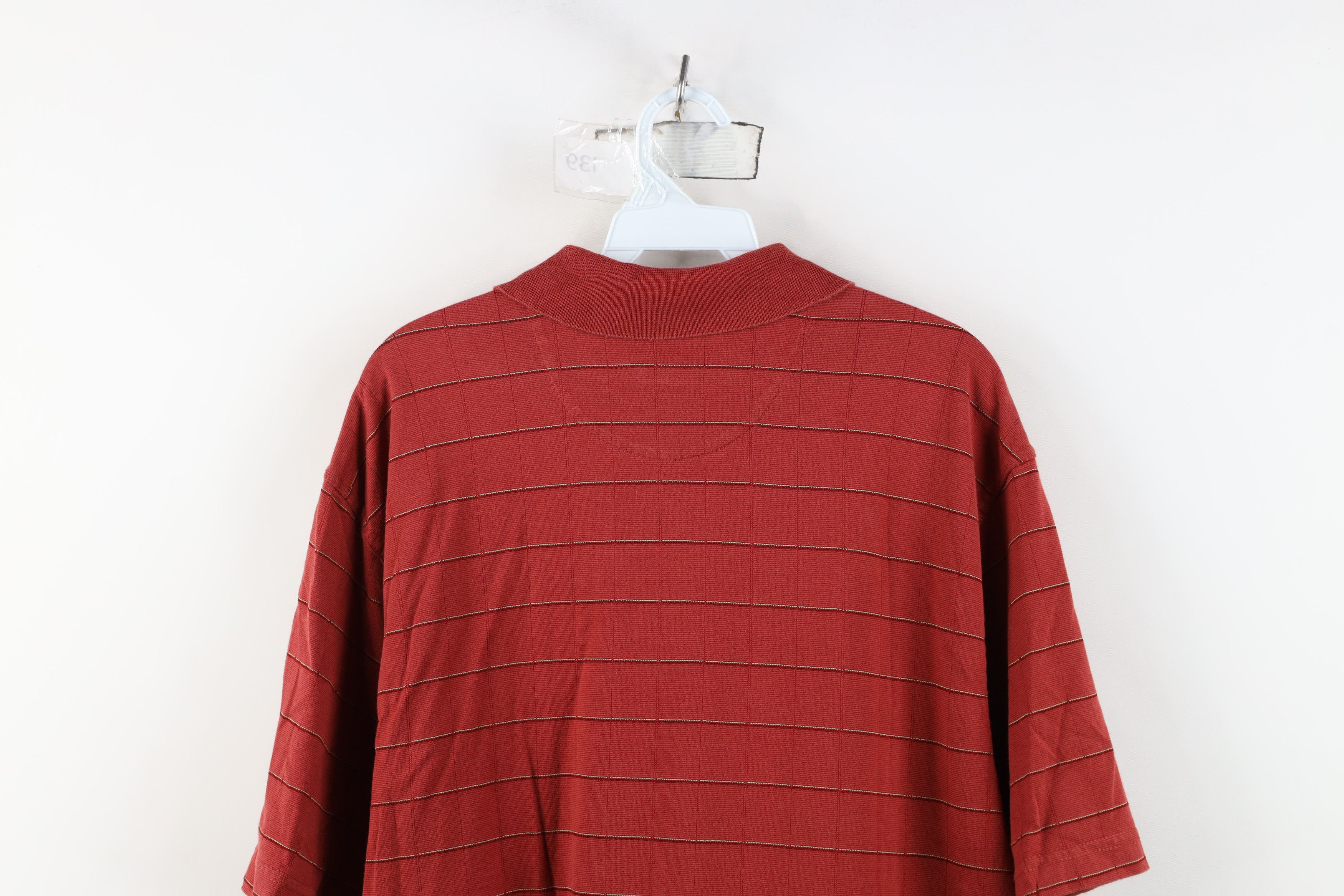 Vintage Vintage 90s Y2K Streetwear Checkered Knit Collared Golf Polo Size US L / EU 52-54 / 3 - 12 Thumbnail