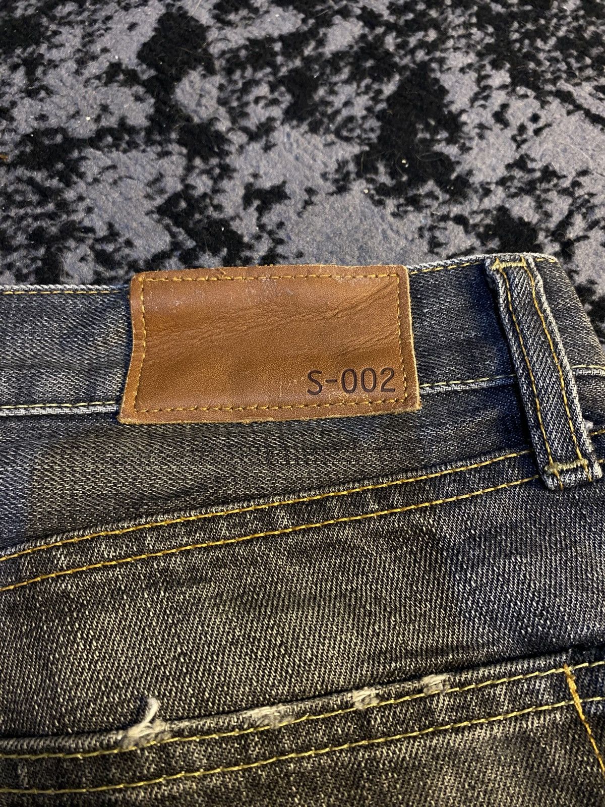 Kapital Vtg Rusty Uniqlo UJ S-002 Mud Wash Regular Jeans 🔥 Size US 32 / EU 48 - 2 Thumbnail