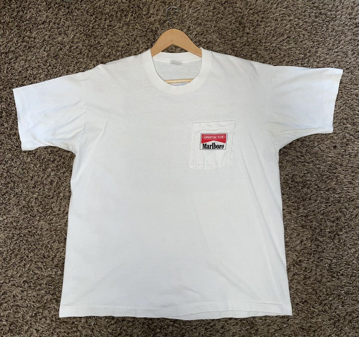 Marlboro Adventure Team Vintage Marlboro Adventure Team pocket T-Shirt Size US XL / EU 56 / 4 - 2 Thumbnail
