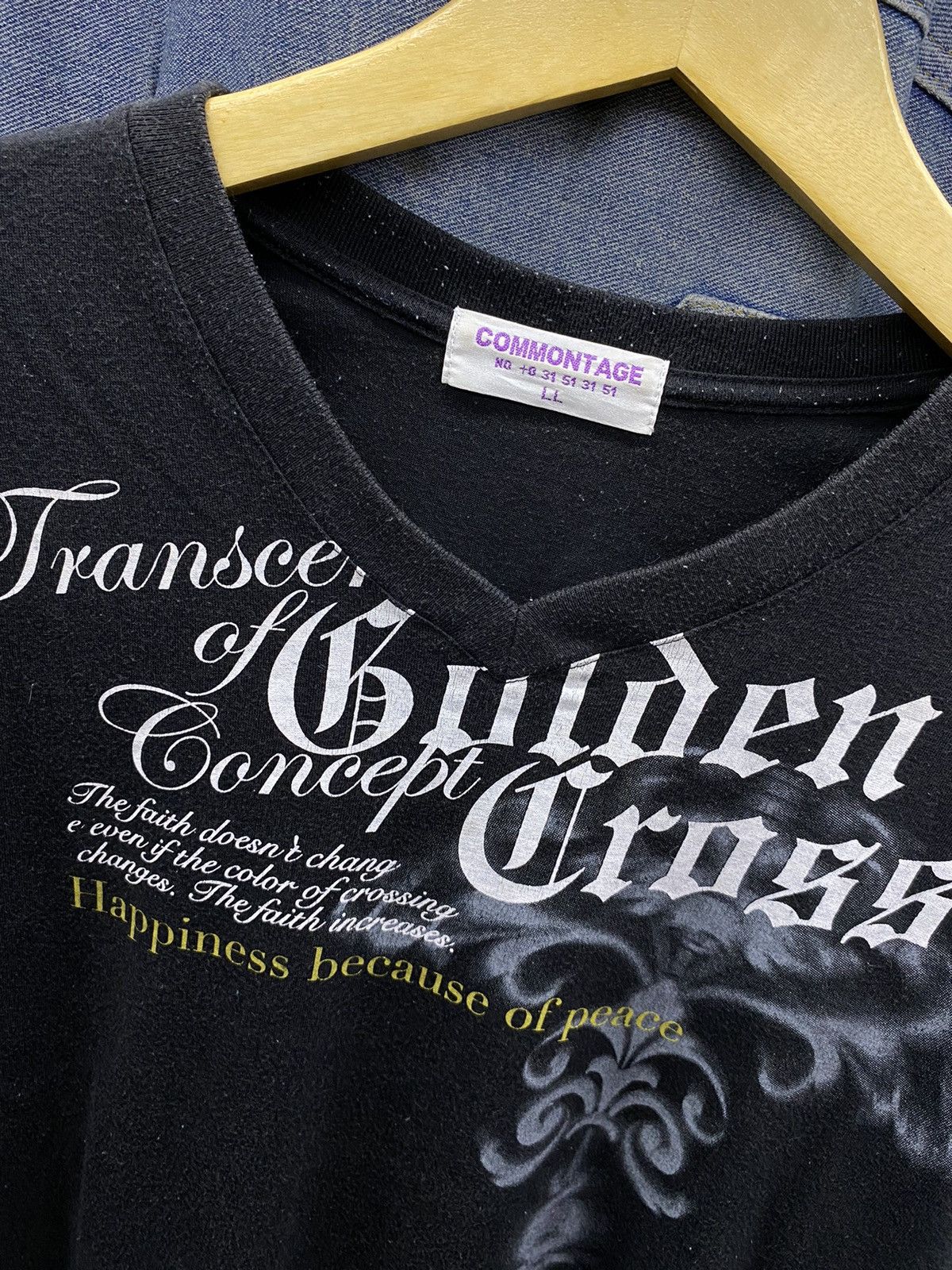 If Six Was Nine × Japanese Brand × Le Grande Bleu (L.G.B.) japanese brand longsleeve commontage poem Size US L / EU 52-54 / 3 - 3 Thumbnail