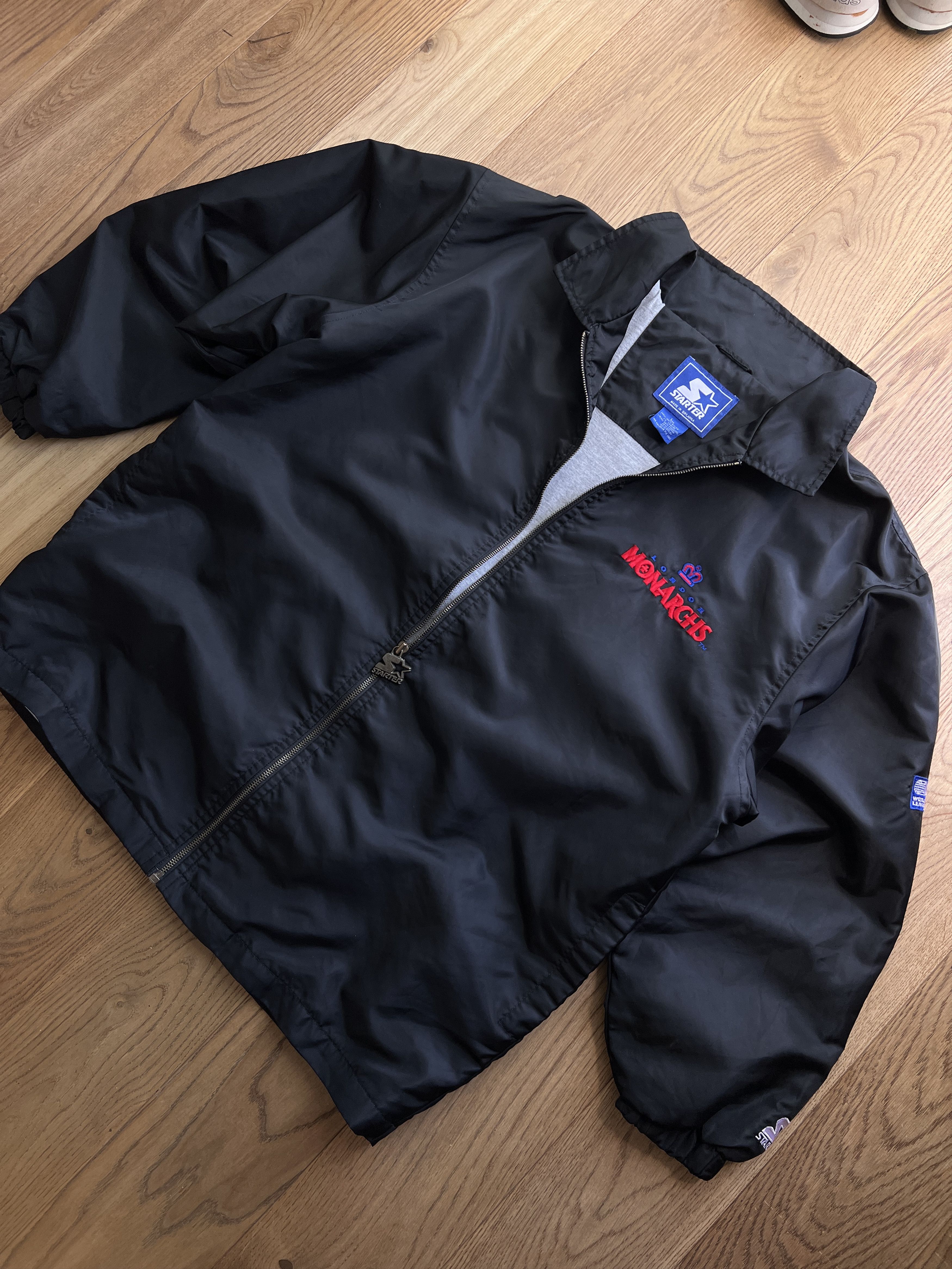 Starter Archive 1995 Starter Monarchs London vintage jacket NFL rare Size US L / EU 52-54 / 3 - 11 Thumbnail