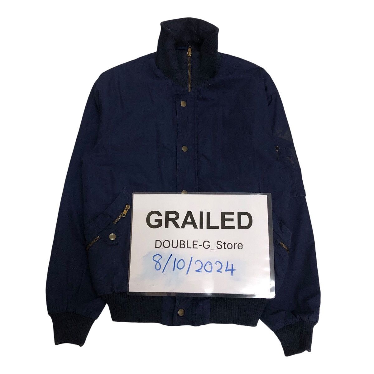 Japanese Brand × Vintage Vintage Parachute Biker Bomber Jacket Big-John Double Layer Size US M / EU 48-50 / 2 - 1 Thumbnail