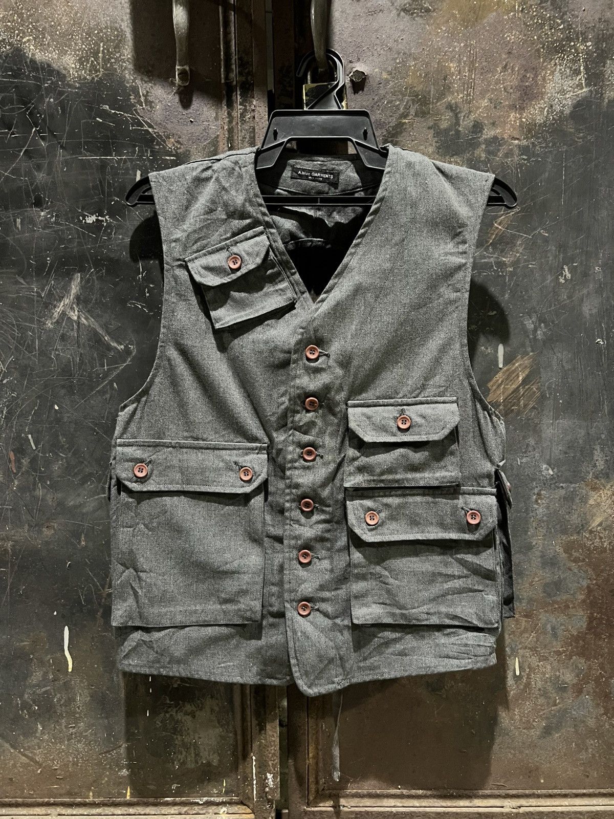 Engineered Garments A.blue GARMENTS Vest Size US S / EU 44-46 / 1 - 1 Thumbnail