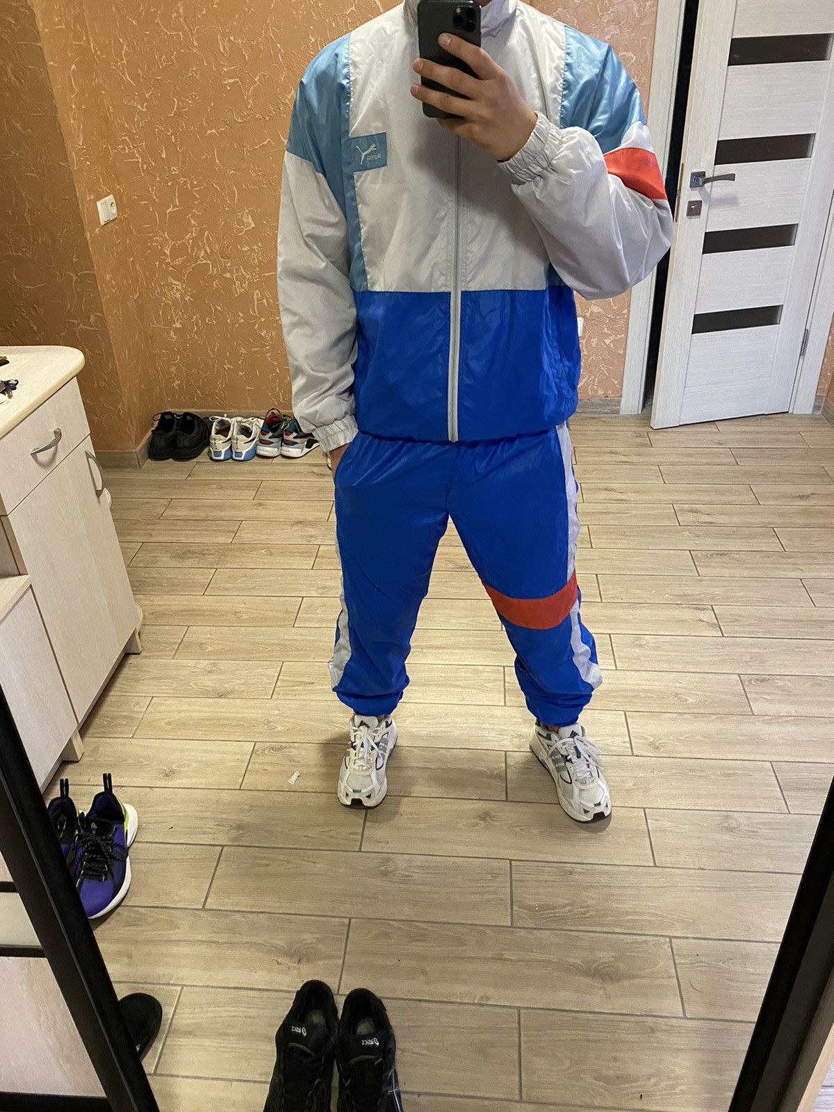 Puma × Vintage 💙 Vintage 90s track suit Puma Jacket + Pants oversized Size US 36 / EU 52 - 15 Thumbnail