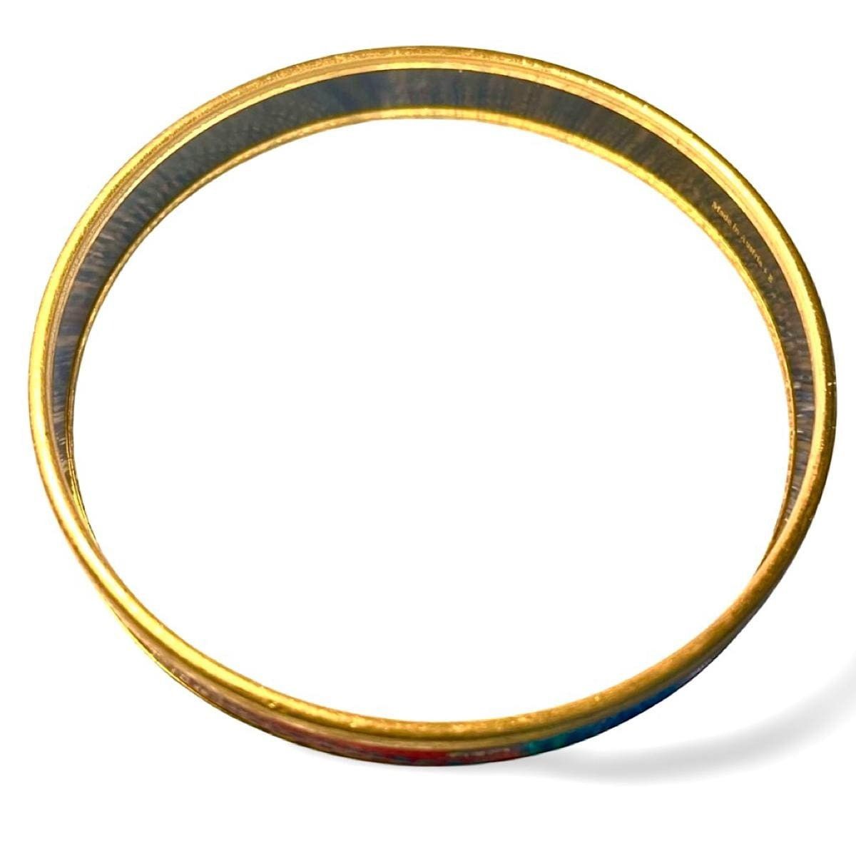 Hermes Vintage Hermes golden enamel bangle, panther Size ONE SIZE - 10 Thumbnail