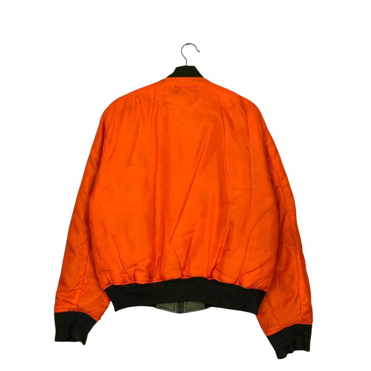 Vintage Vintage 90’s Faded Green Trashed Bomber Jacket #2797-C126 Size US L / EU 52-54 / 3 - 17 Thumbnail