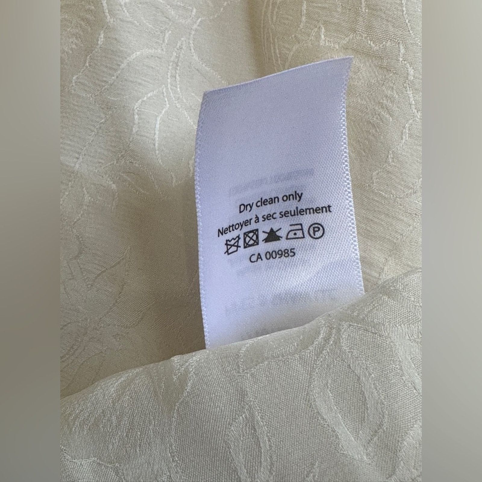 Veronica Beard Veronica Beard Worth Blouse in Off White | 100% Silk | NWT Size XS / US 0-2 / IT 36-38 - 14 Thumbnail