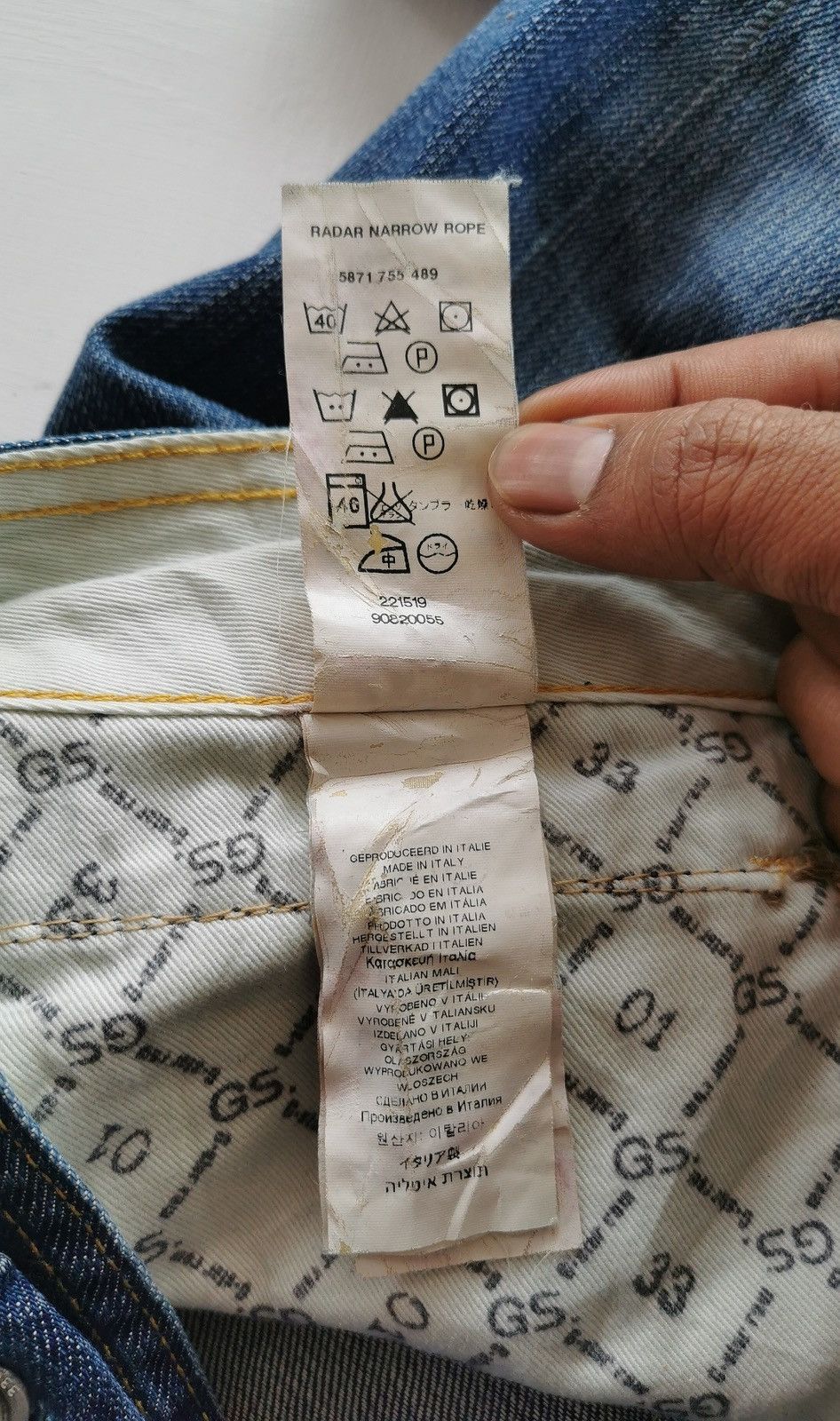 G-Star Radar Narrow Rope G Star Raw Denim Size US 34 / EU 50 - 12 Thumbnail