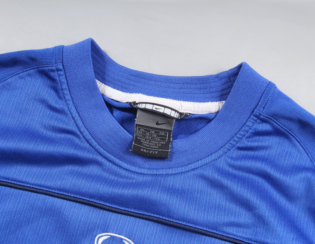 Nike Nike Vintage 90s Blue Jersey T Shirt Tee Dri Fit Blue S Size US S / EU 44-46 / 1 - 3 Thumbnail
