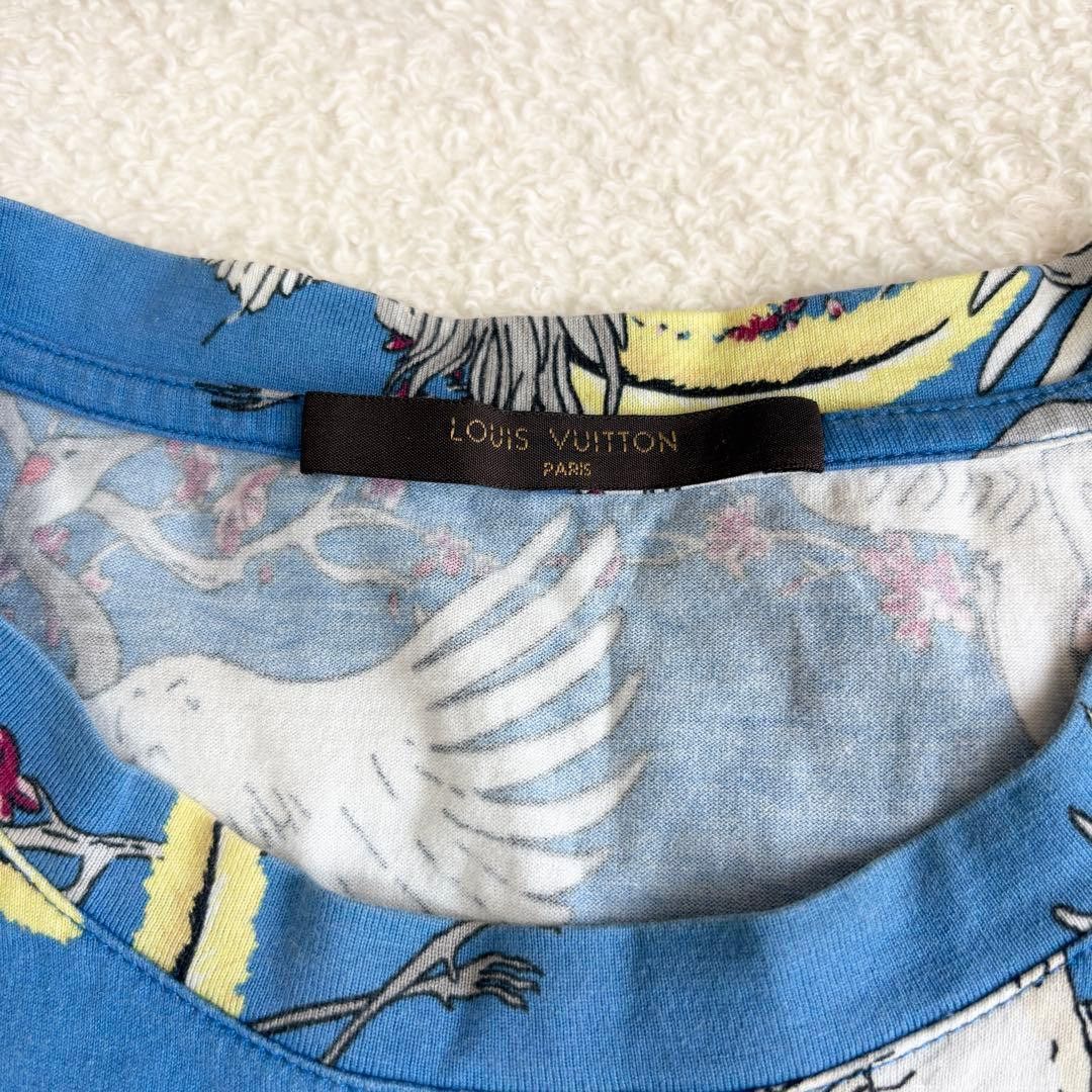 Louis Vuitton Louis Vuitton Crane Print Short Sleeve T-Shirt Blue Size US M / EU 48-50 / 2 - 3 Thumbnail