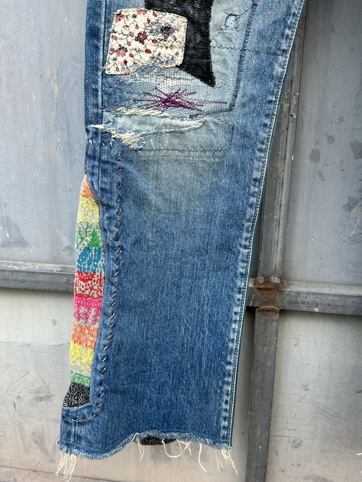 Kapital × Kapital Kountry Kountry Okabilly Patchwork Denim Size US 32 / EU 48 - 7 Thumbnail