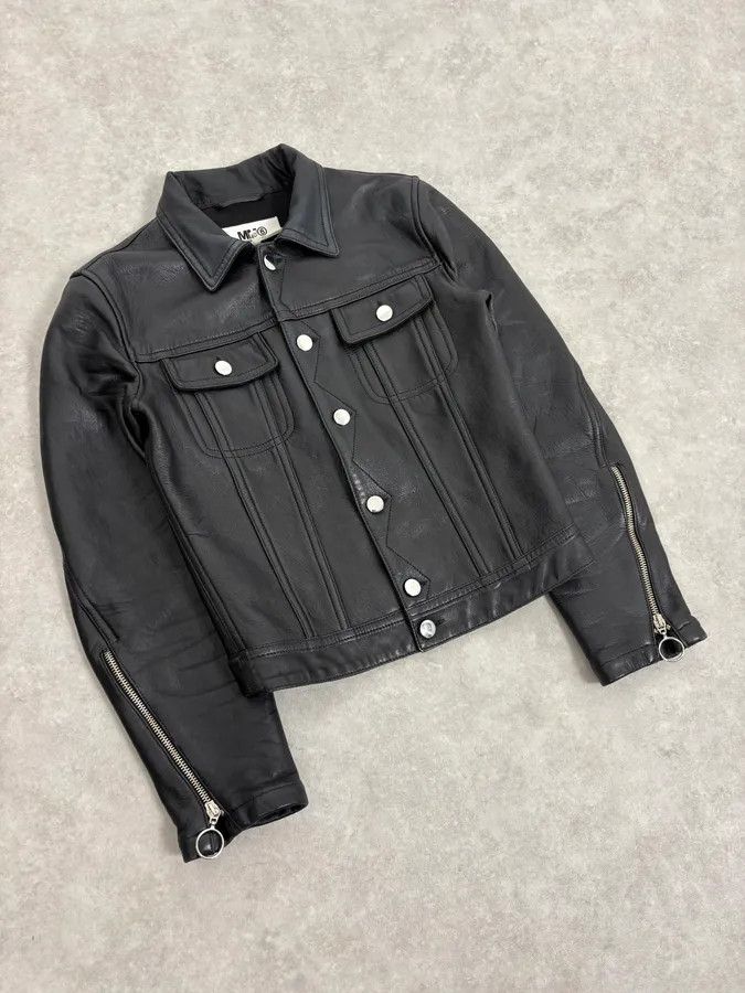 Maison Margiela SS2016 Maison Margiela MM6 Black Trucker Jacket Size S / US 4 / IT 40 - 4 Thumbnail