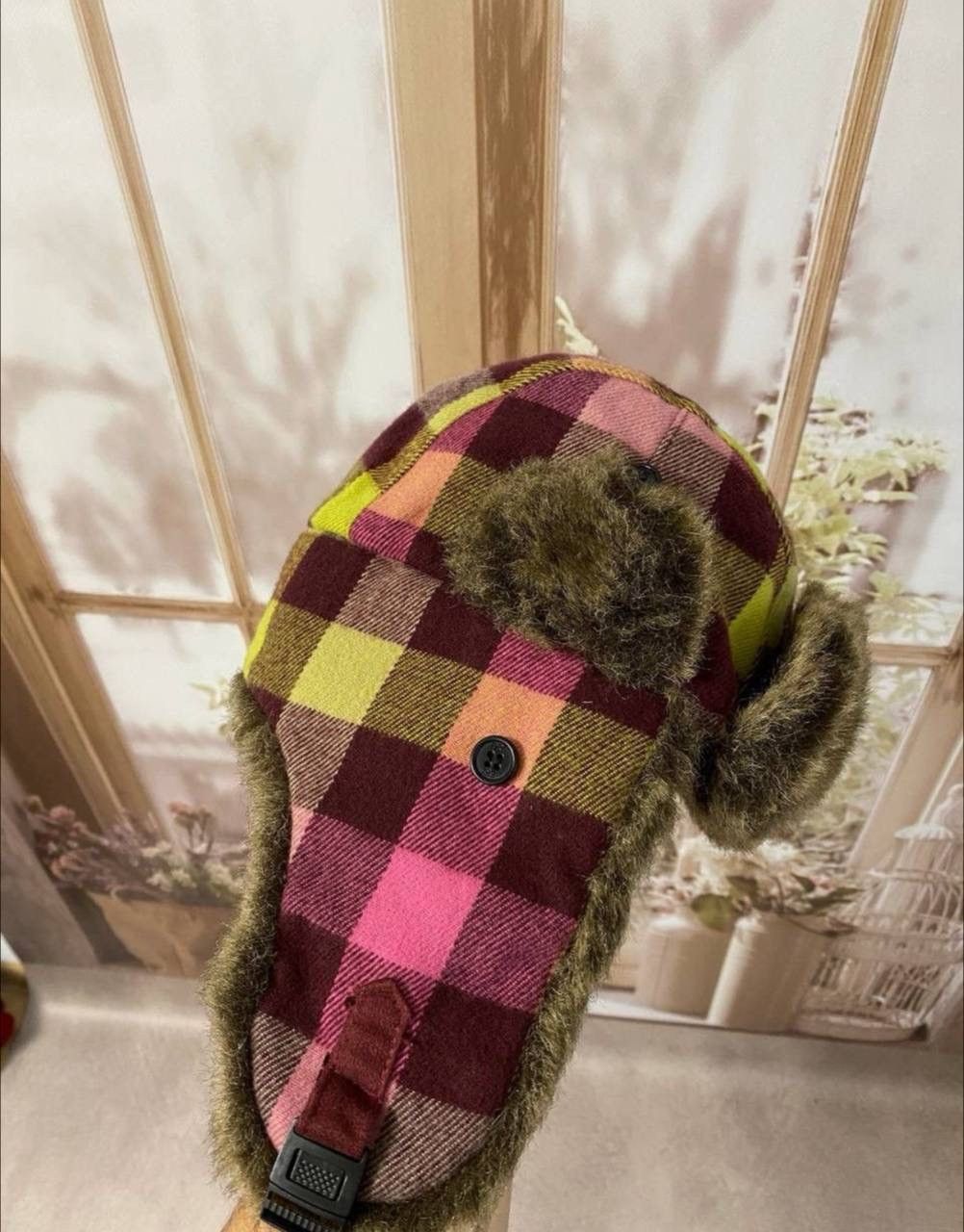 Japanese Brand Fur Hat IF Six Was Nine style Fur LGB style Ushanka Size ONE SIZE - 4 Thumbnail