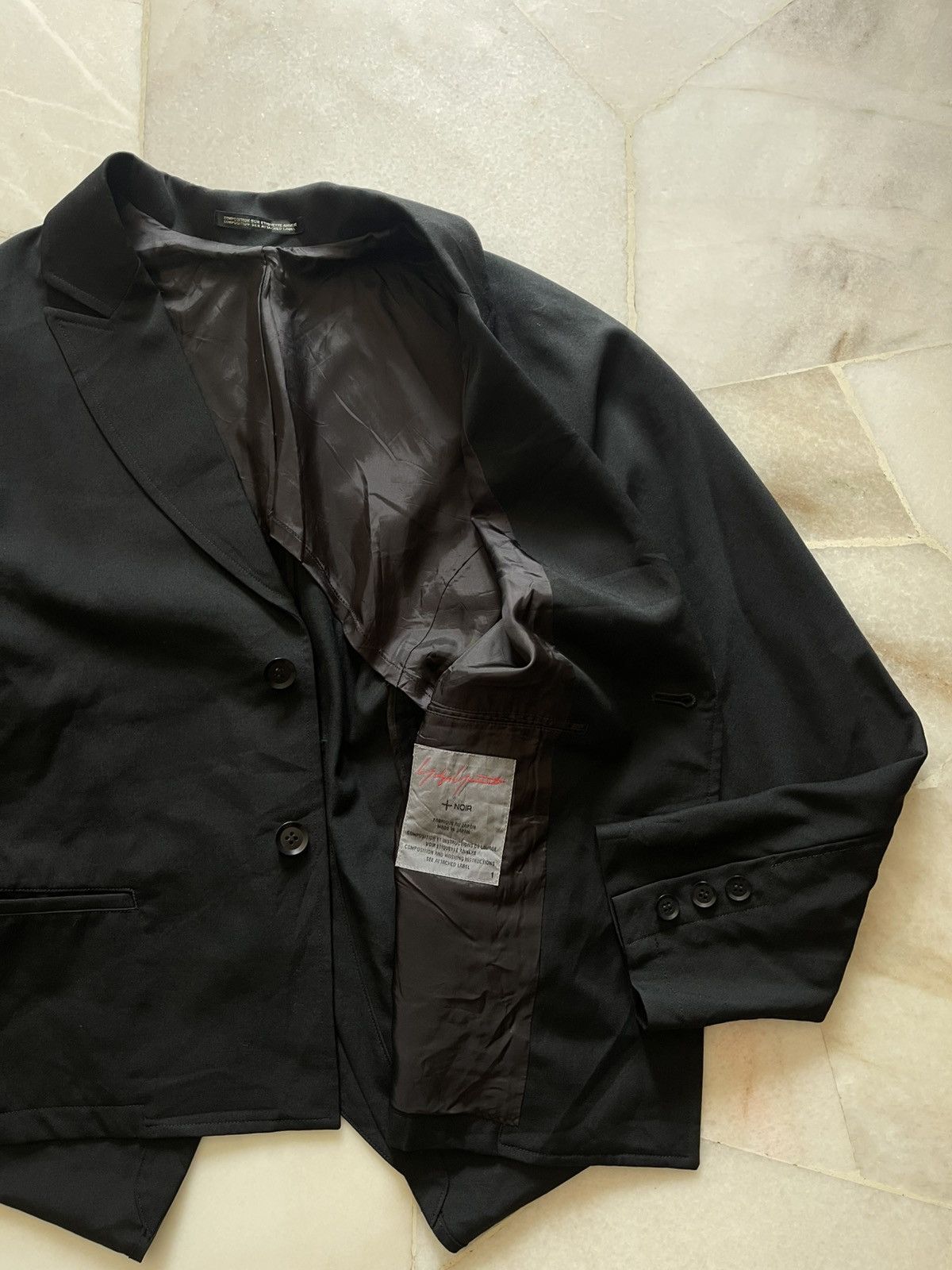 Yohji Yamamoto Yohi Yamamoto + Noir Asymentric Back Pocket Design 10 Size US S / EU 44-46 / 1 - 1 Thumbnail