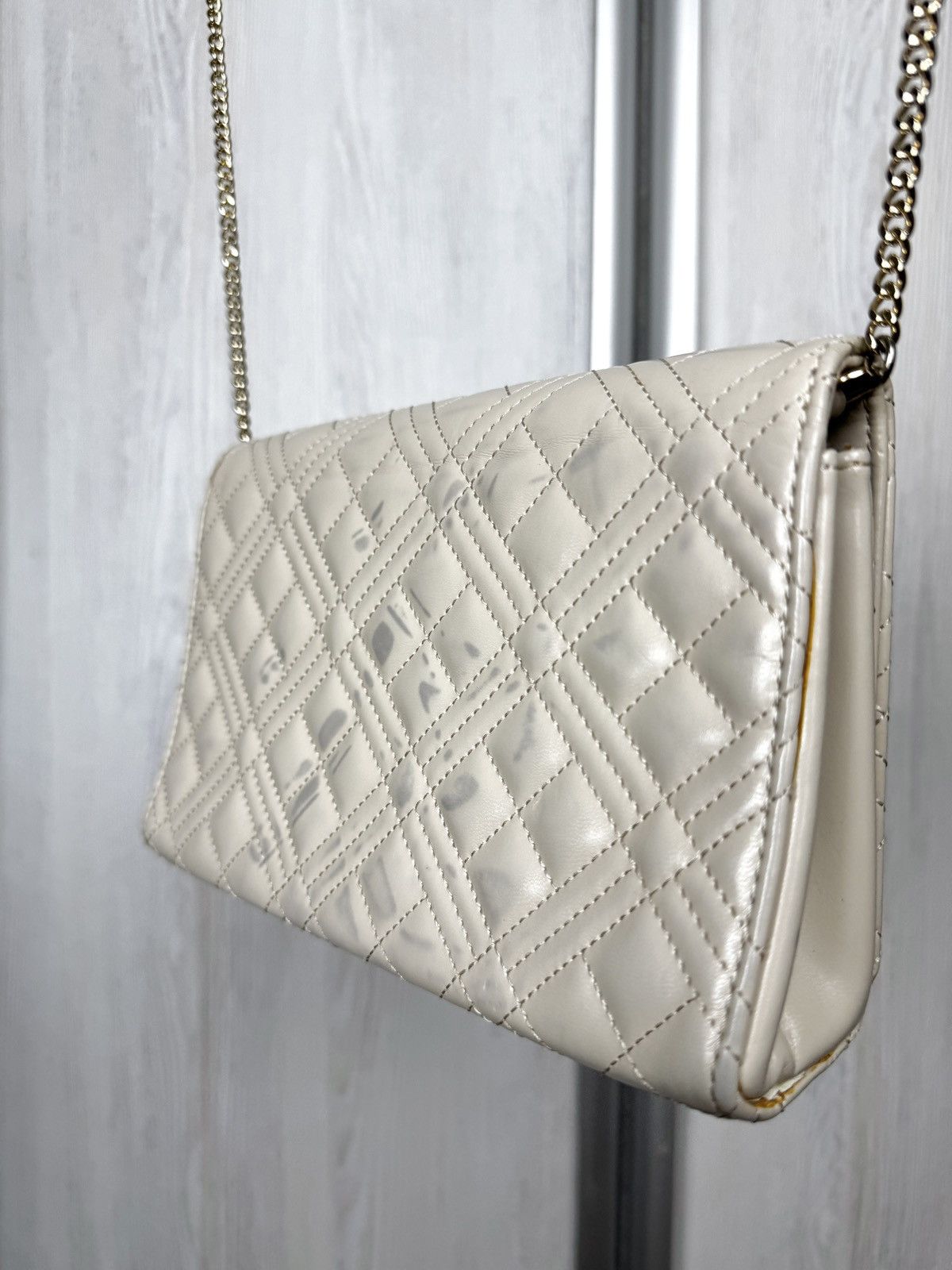 Love Moschino Love Moschino beige clutch shoulder bag faux leather Size ONE SIZE - 9 Thumbnail