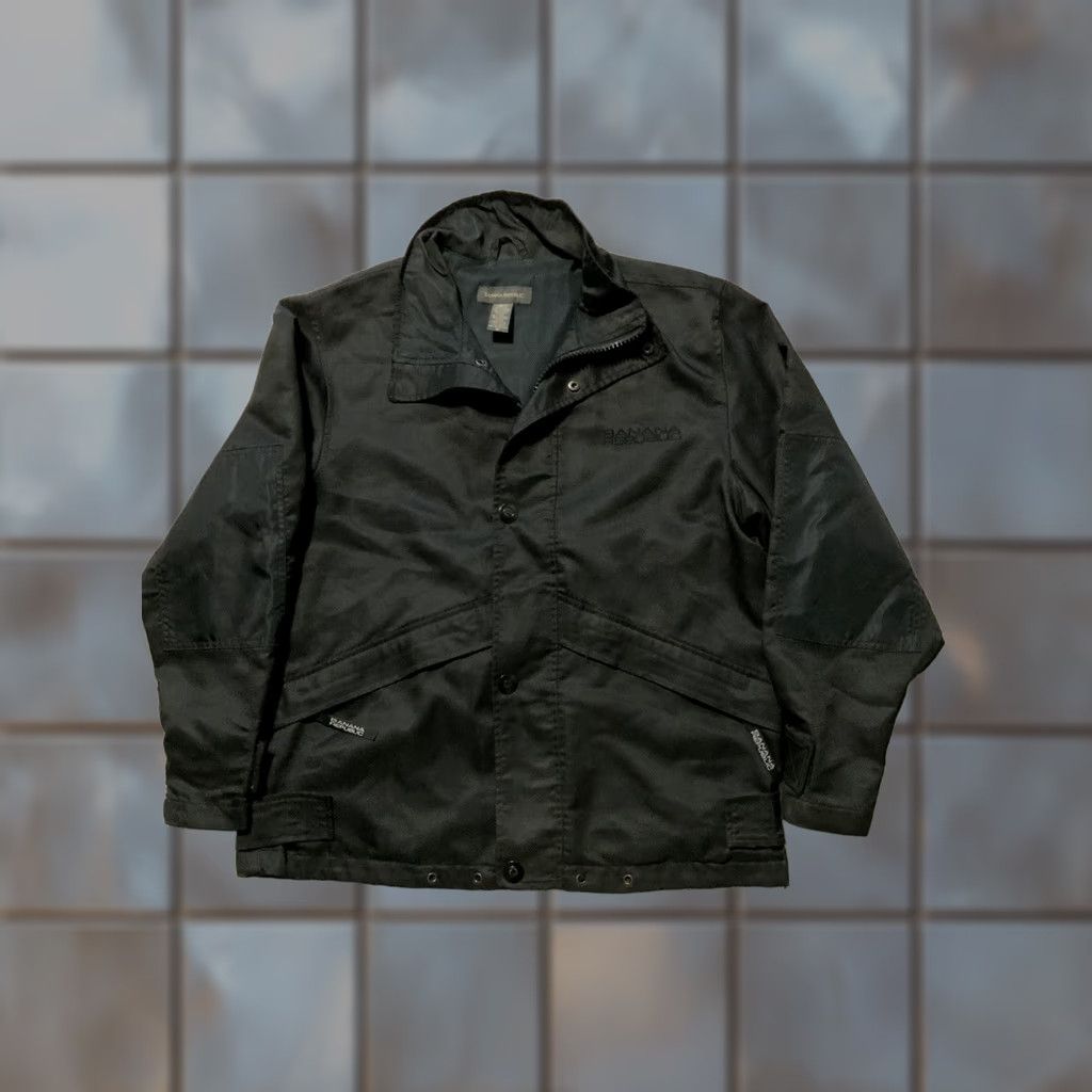 Banana Republic VINTAGE Banana Republic Tech Jacket Black Sz.M Men's Zip Button Soft Shell Coolmax Size US M / EU 48-50 / 2 - 1 Thumbnail