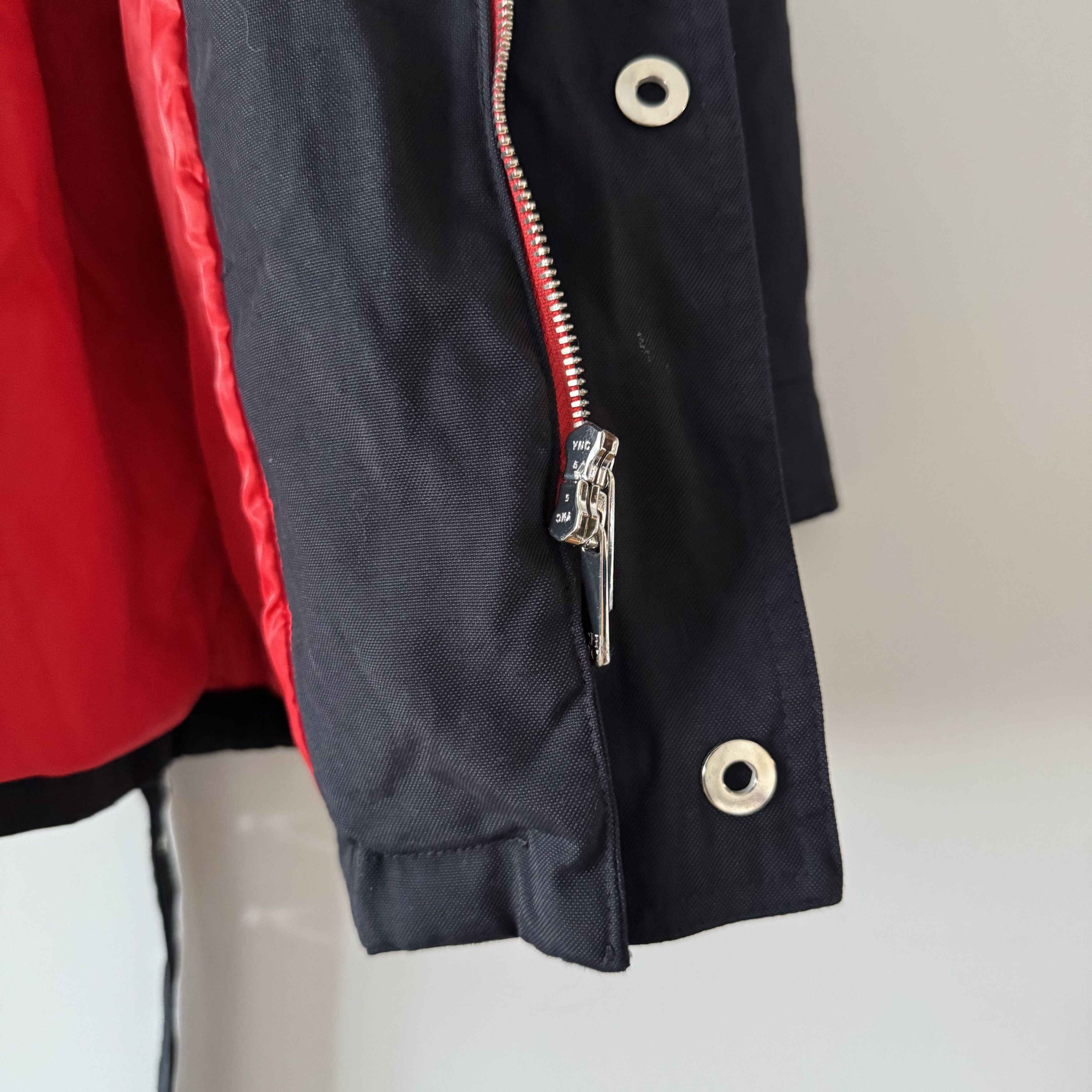 Carolina Herrera Men's Carolina Herrera Navy Blue Belted Motorcycle Jacket Size US M / EU 48-50 / 2 - 14 Thumbnail