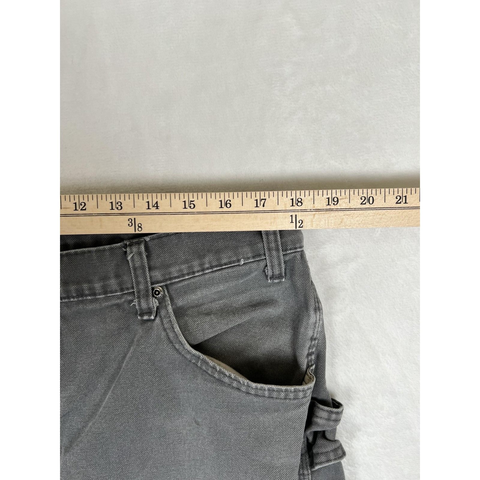 Dickies Vintage Dickies Carpenter Denim Jeans Mens 36x30 Gray Canvas Size US 36 / EU 52 - 8 Thumbnail