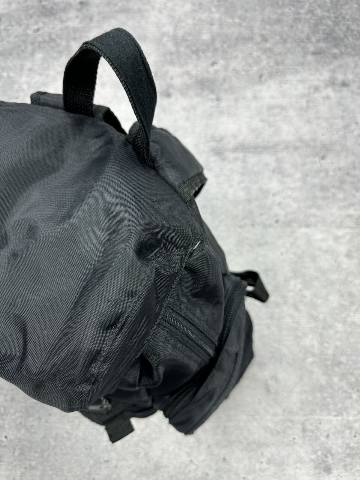 Nike × Vintage Vintage Nike 90’s Y2K Swoosh Logo Drill Archive Backpack Bag Size ONE SIZE - 14 Thumbnail