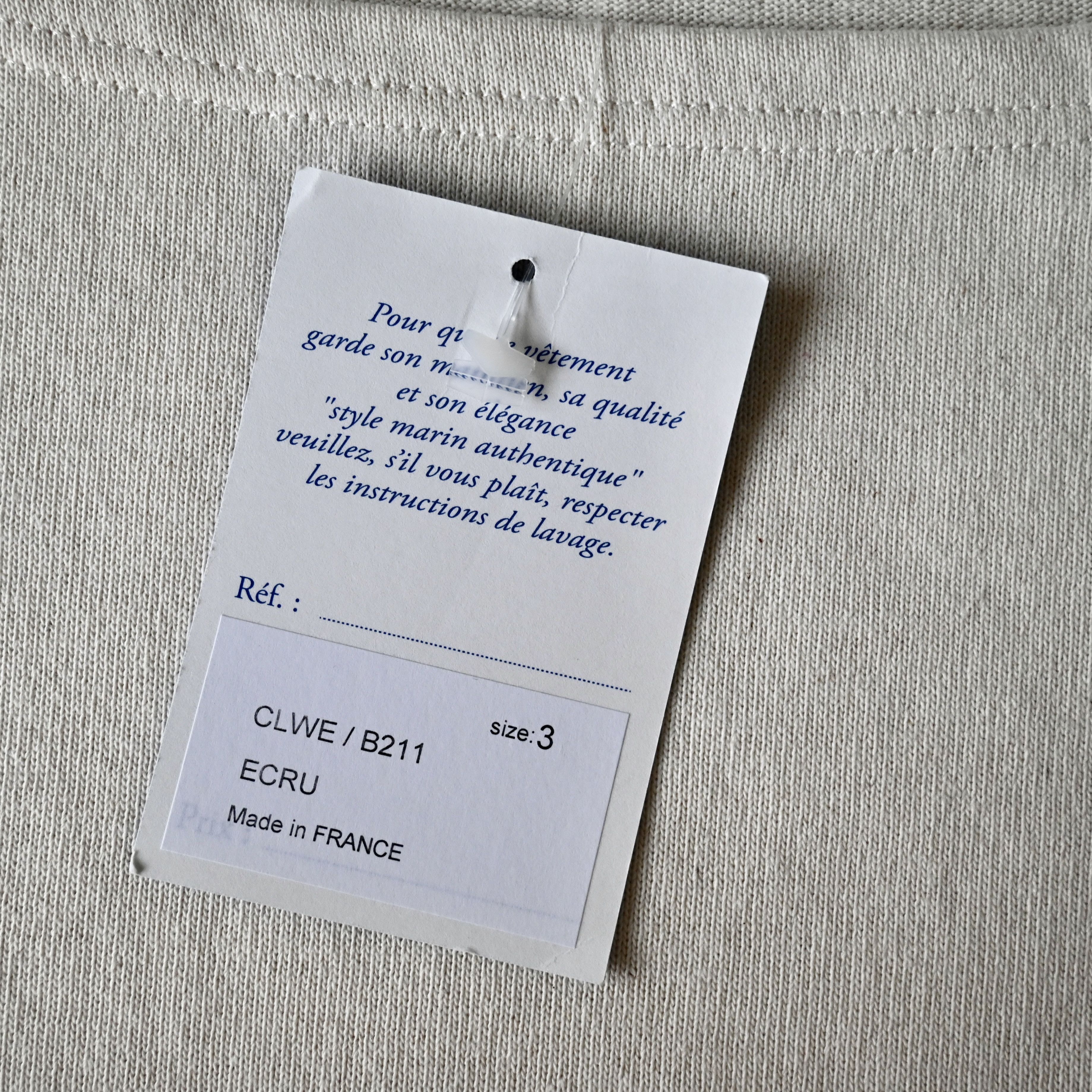 Orcival UNUSED, Orcival heavyweight cotton breton shirt, ecru, 3 Size US M / EU 48-50 / 2 - 12 Thumbnail