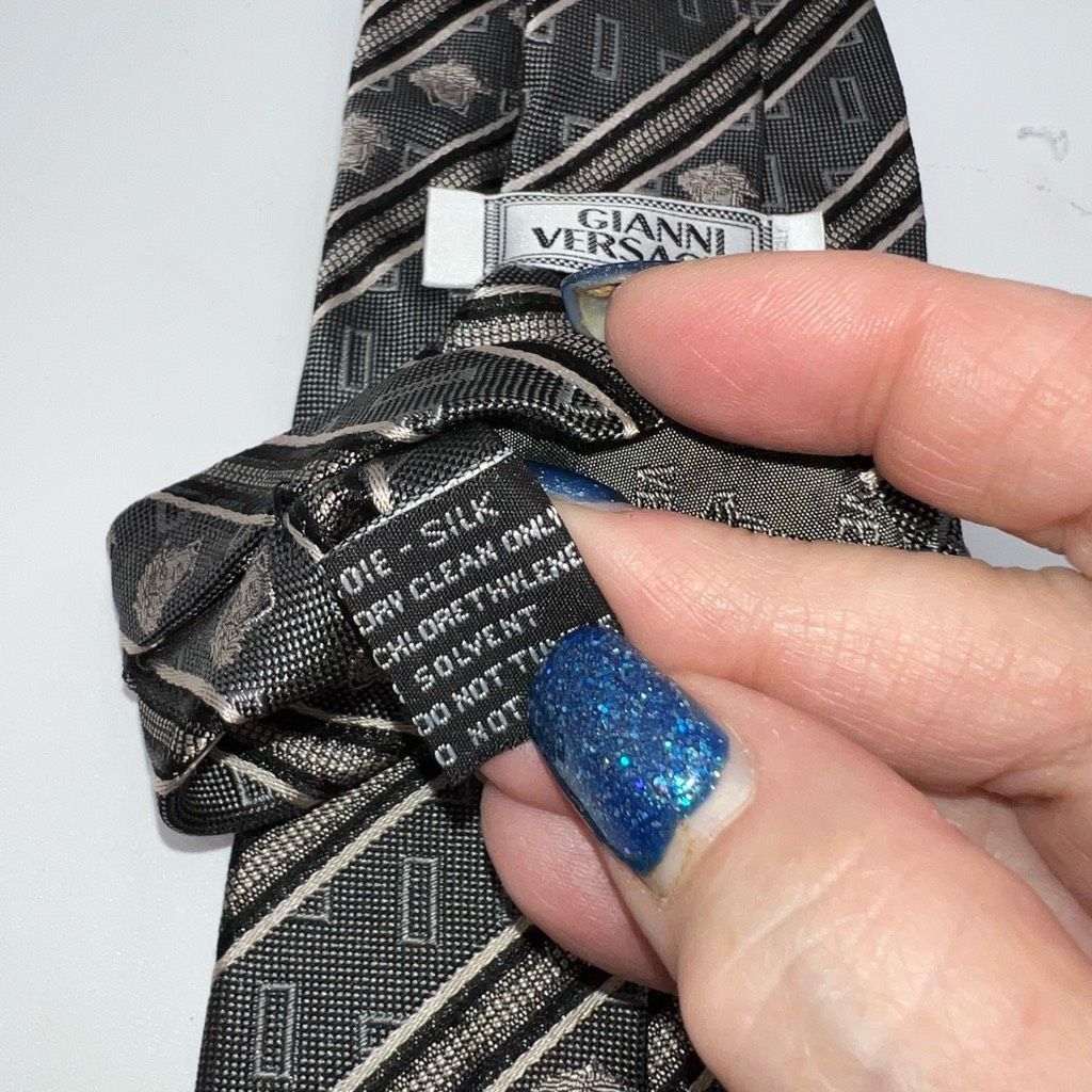Versace Gianni Versace Medusa Head Silk Tie Size ONE SIZE - 7 Thumbnail