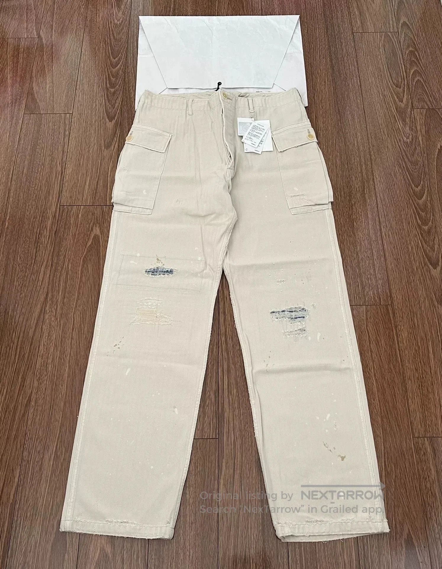 Visvim visvim veterans pants herringbone ivory 19ss. Size US 34 / EU 50 - 1 Thumbnail