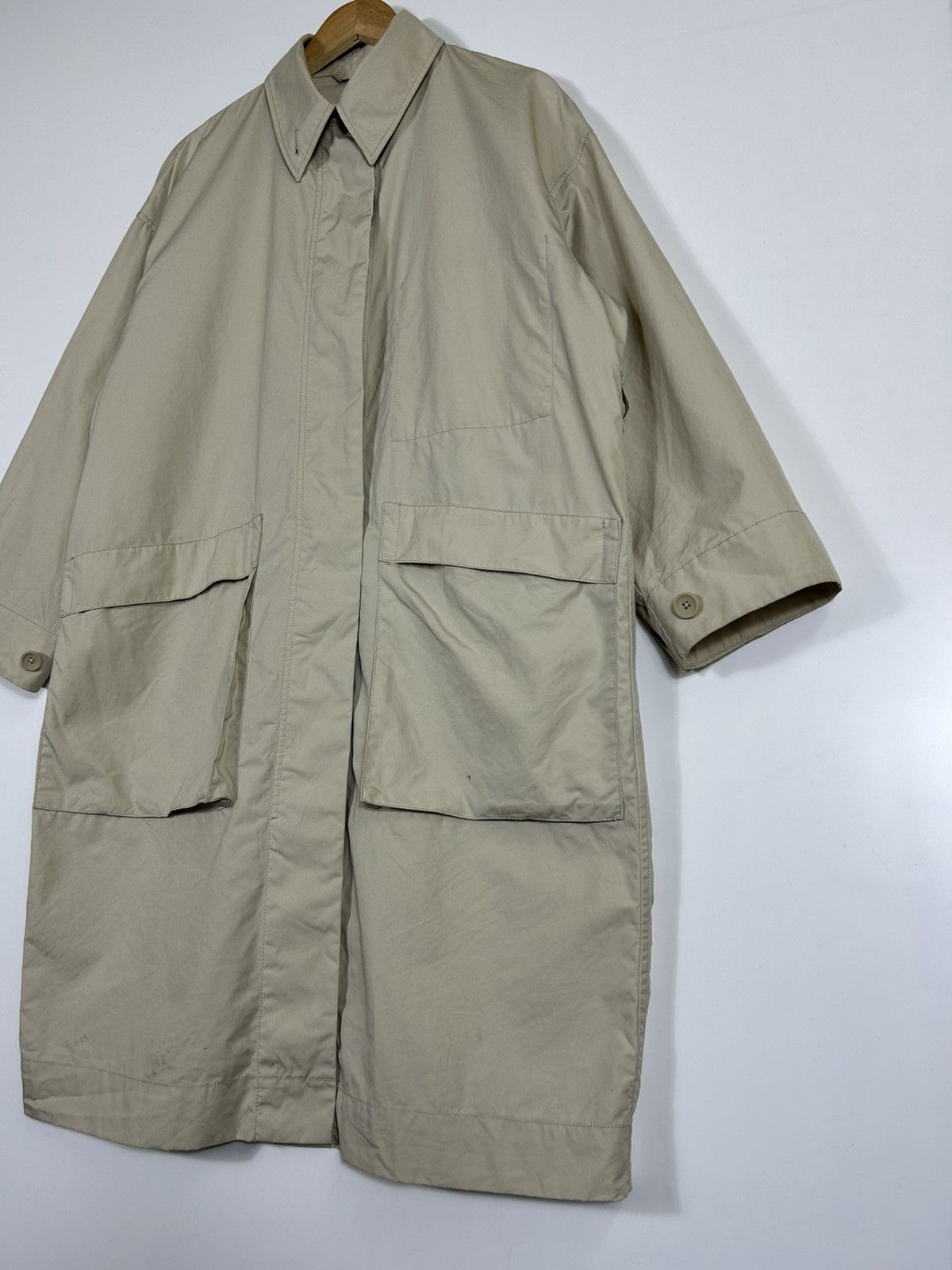 Christophe Lemaire 🔥Christophe Lemaire❌Uniqlo Button Long Coat Jacket Size US M / EU 48-50 / 2 - 3 Thumbnail