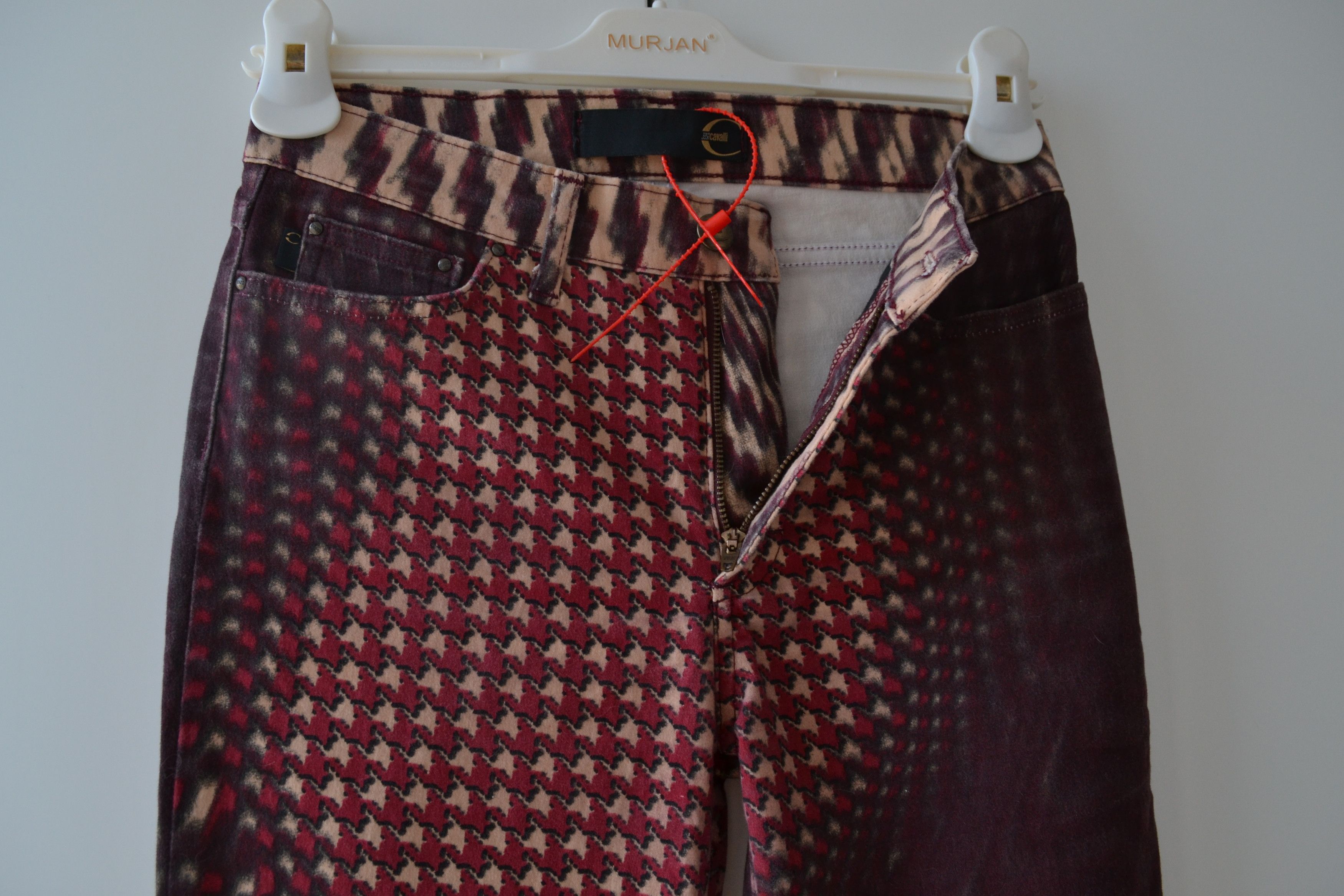 Roberto Cavalli Roberto Cavalli Jeans Abstract Printed Pants Vintage 2001 Size 26" / US 2 / IT 38 - 5 Thumbnail