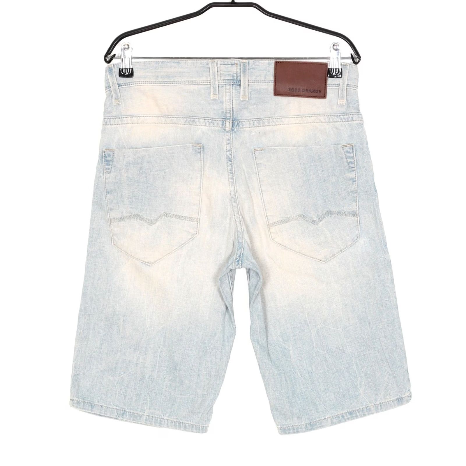 Hugo Boss VINTAGE? HUGO BOSS Orange 24 Milano Denim Shorts Men Size W30 Regular Fit Distressed Size US 30 / EU 46 - 2 Thumbnail