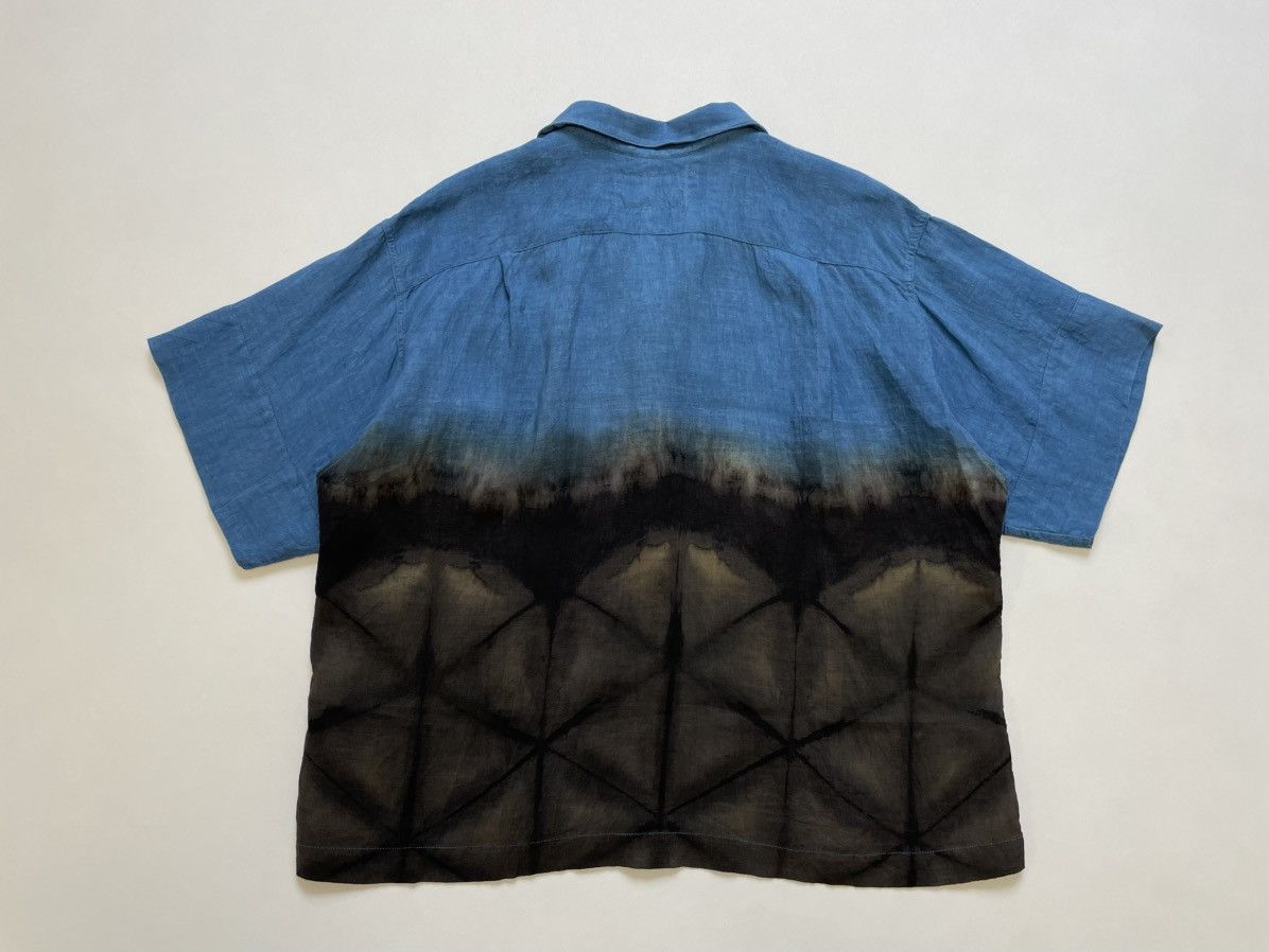 Story Mfg. Blue/Black ‘Peace Tie Dye’ Print Shirt Size US L / EU 52-54 / 3 - 13 Thumbnail