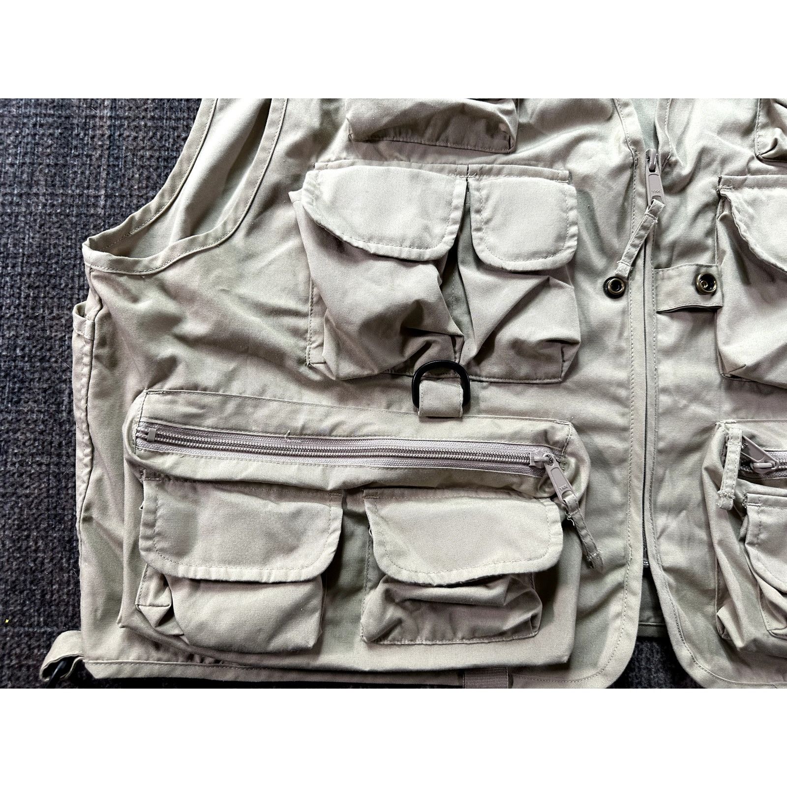 Cabelas Cabelas Vest Mens Large Tan Fly Fishing Willow Creek Hunting Size US L / EU 52-54 / 3 - 3 Thumbnail