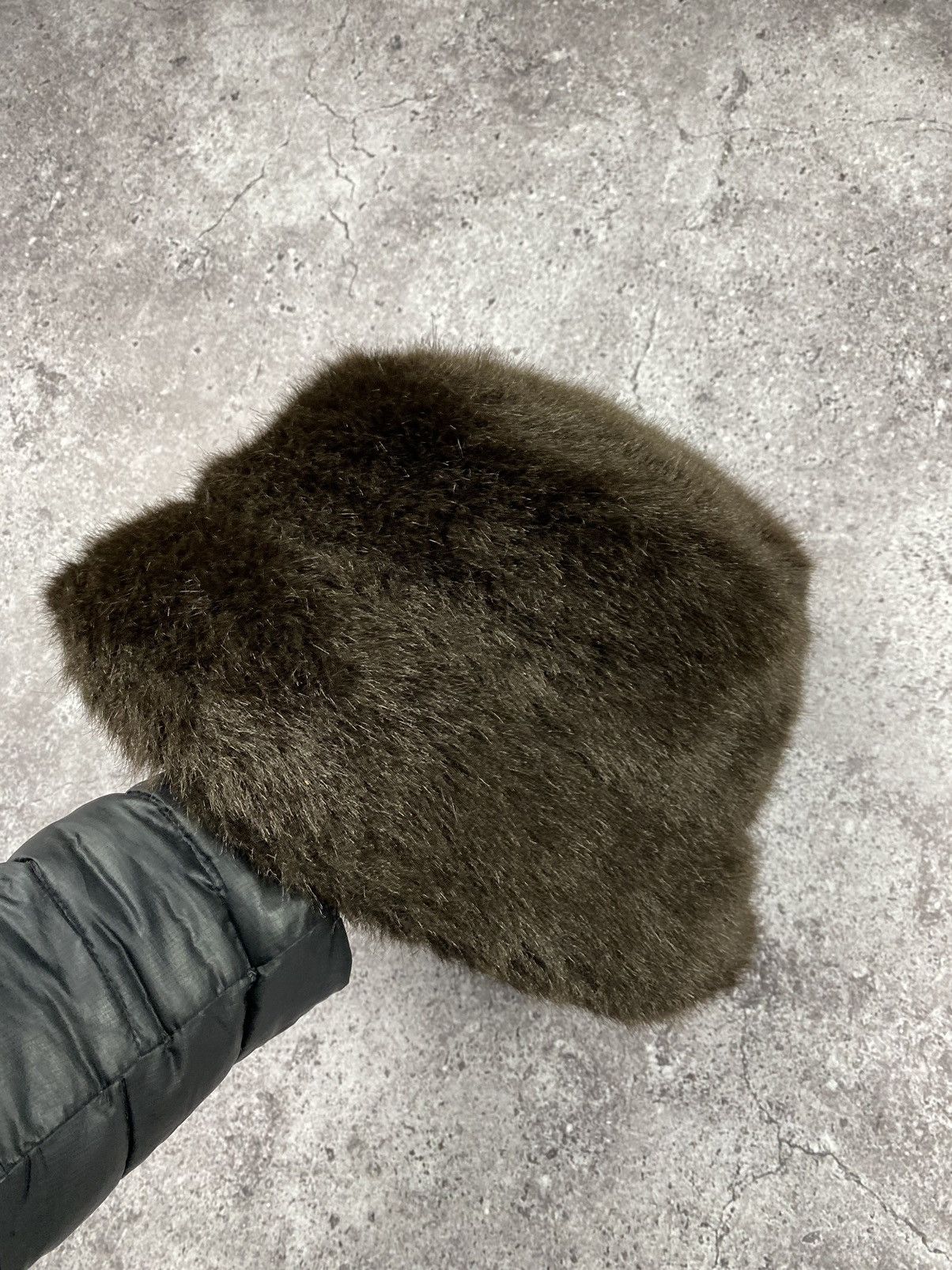 Hysteric Glamour × If Six Was Nine × Vintage Vintage Y2k Fuzzy Fur Faux Bucket Hat If Six Was Nine Size ONE SIZE - 1 Thumbnail