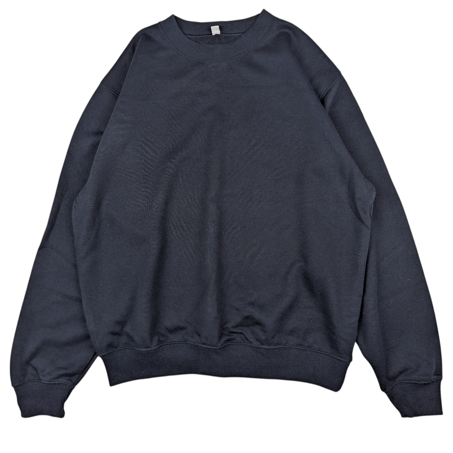 Uniqlo Vintage 90's UNIQLO Dark Blue Plain Sweatshirts Jumper Size US M / EU 48-50 / 2 - 2 Thumbnail