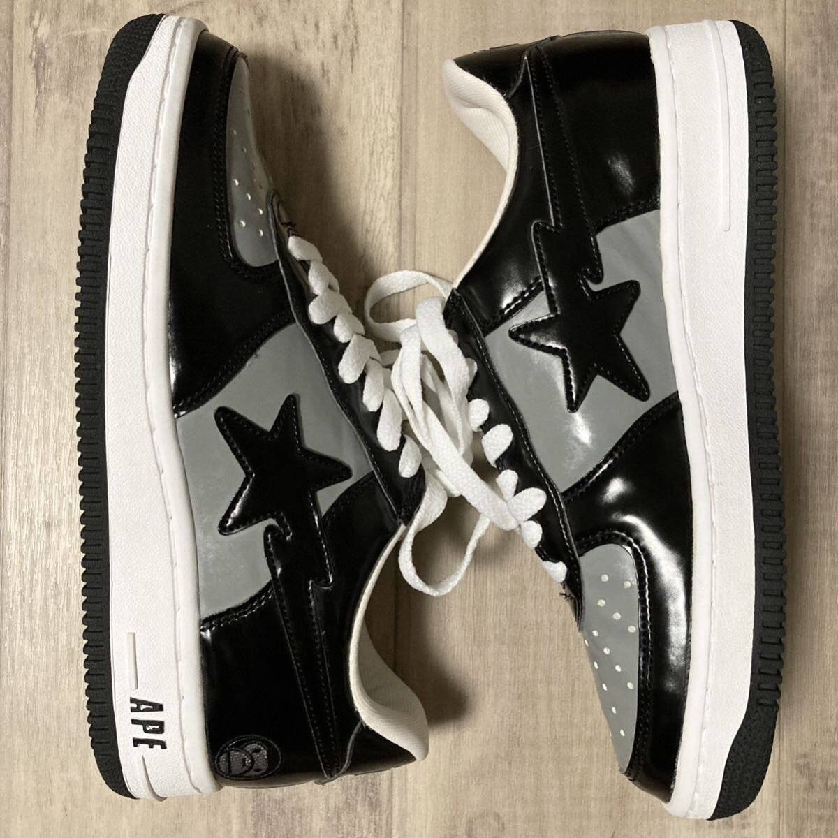 Bape × Nigo BAPESTA patent leather sneakers Golie a bathing ape BAPE STA Size US 6.5 / IT 36.5 - 3 Thumbnail