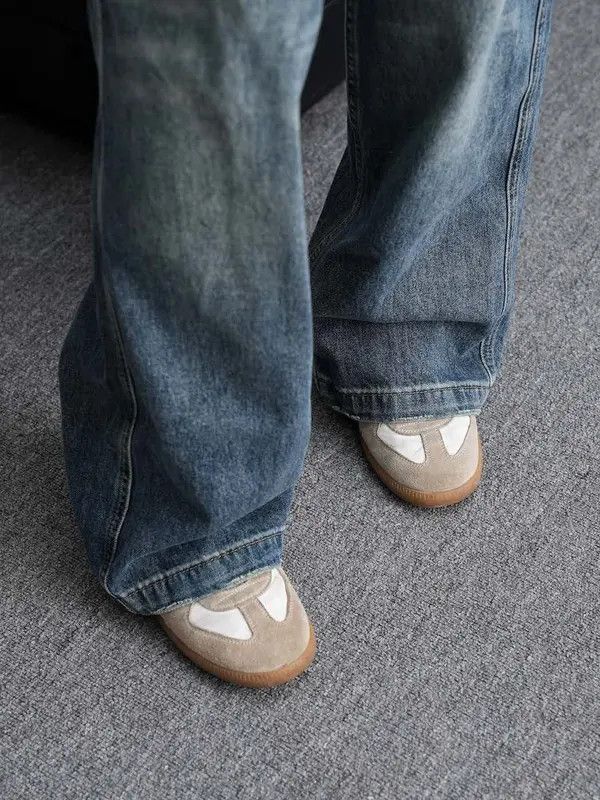 VIBE damaged denim skate hiphop faded jeans Size US 30 / EU 46 - 3 Thumbnail