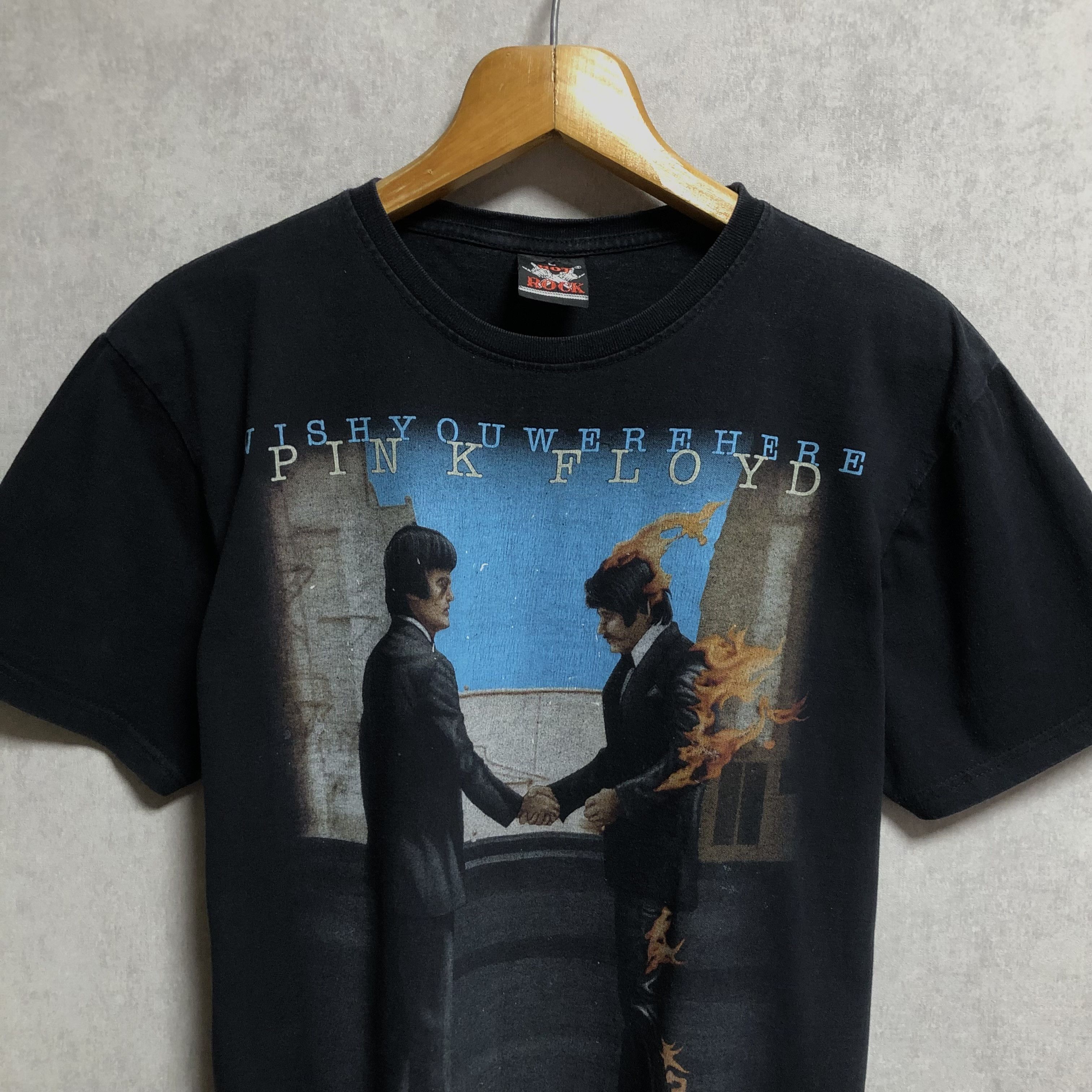 Pink Floyd Vintage Pink Floyd Wish You Were Here Fireman Tee Size US L / EU 52-54 / 3 - 3 Thumbnail